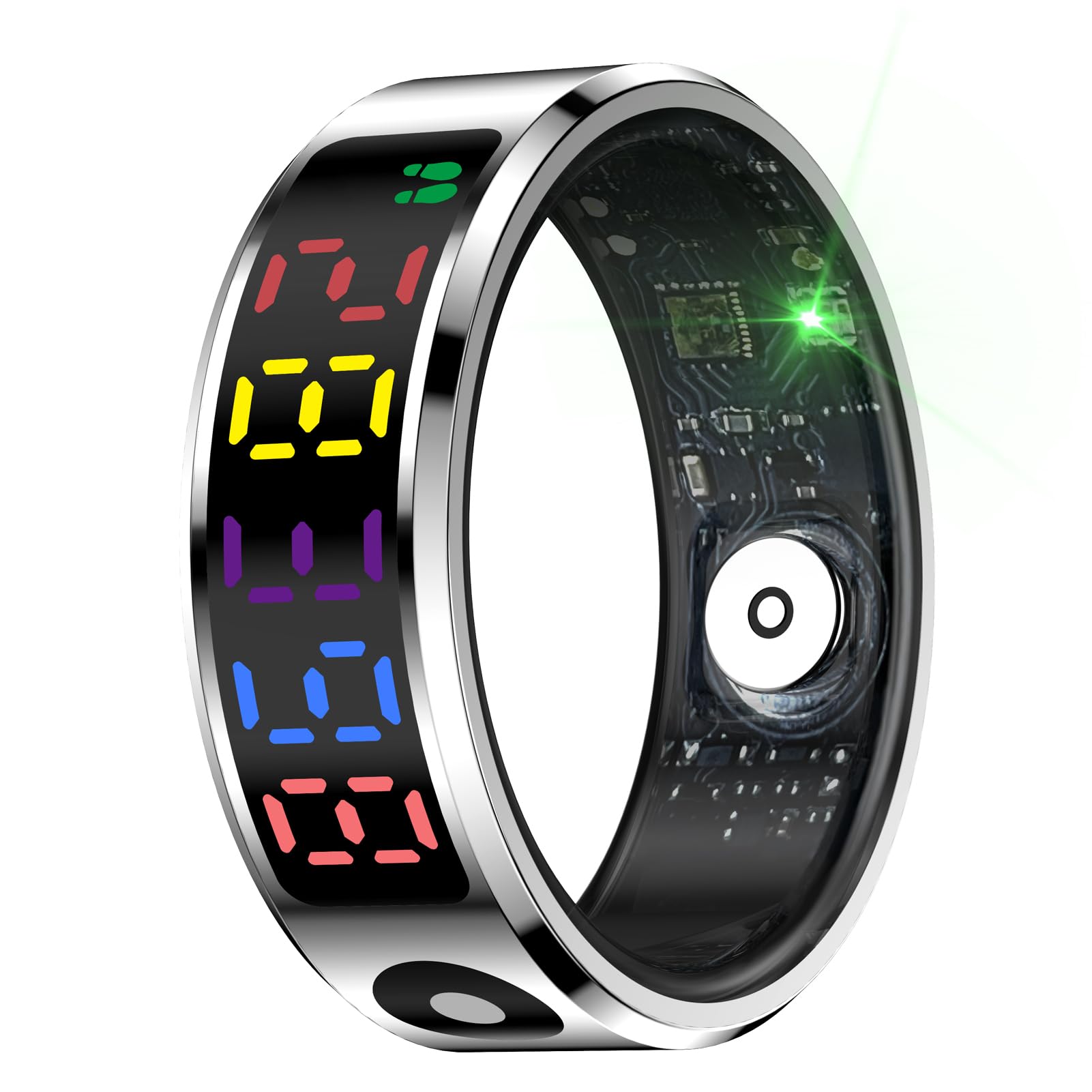 Anello Fitness Intelligente con Display a Colori