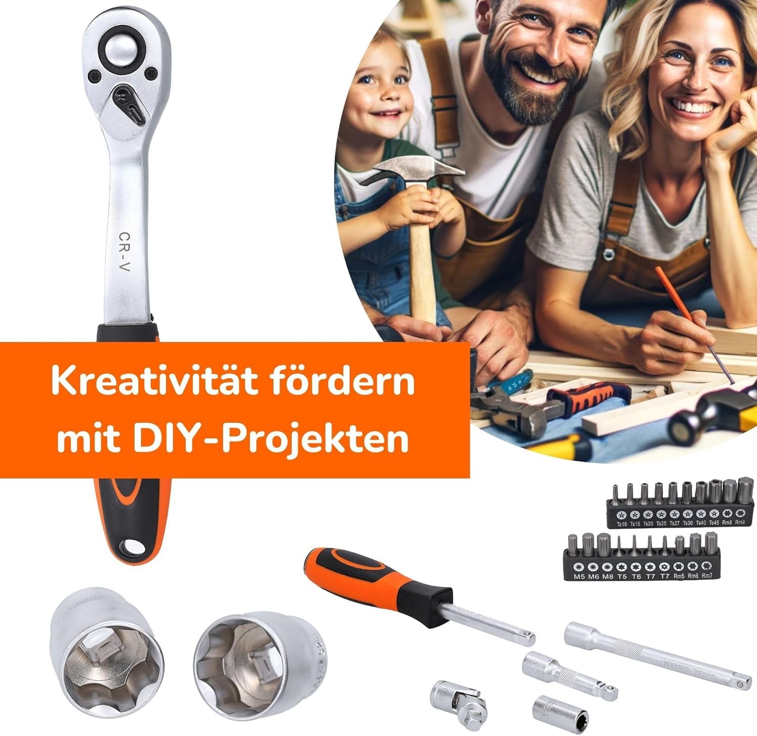 Amatoolz Valigetta a Cricchetto 171 Pezzi - immagine 3