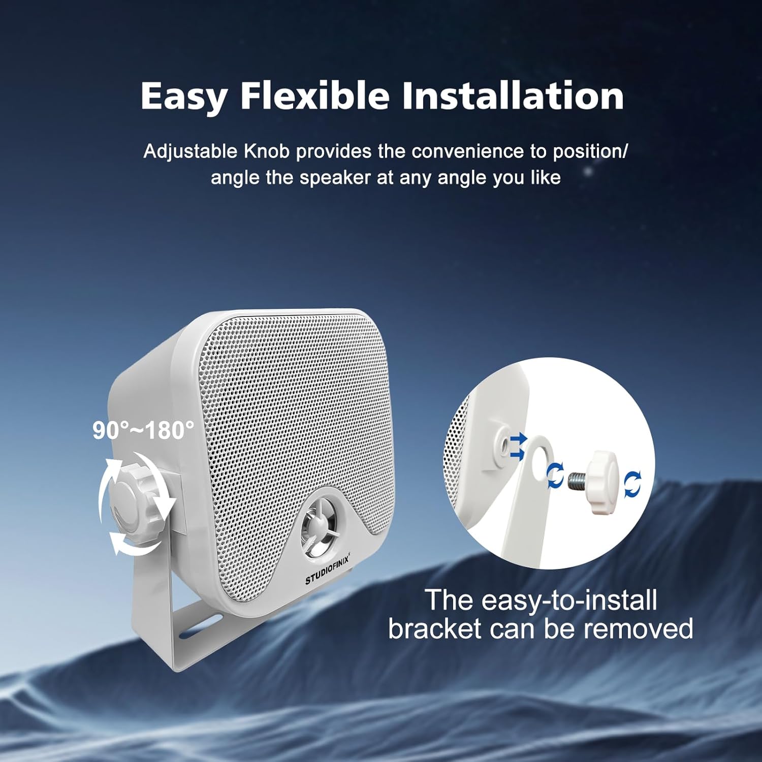 Studiofinix Sistema Altoparlanti Stereo Impermeabile 100W - immagine 4