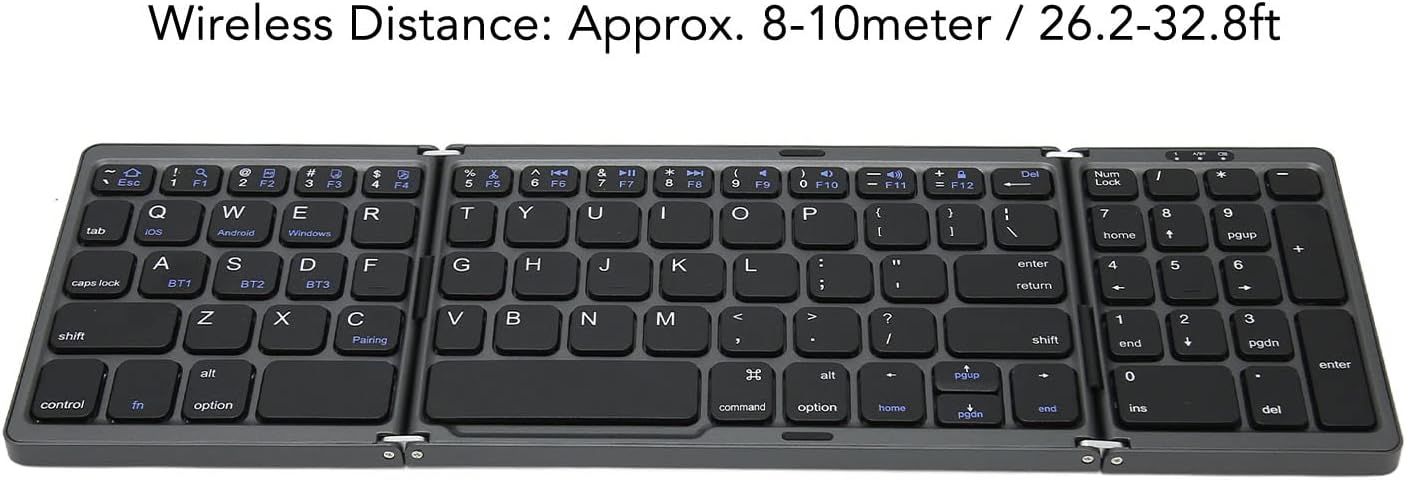 Vbestlife Tastiera Bluetooth Pieghevole 81 Tasti - immagine 8