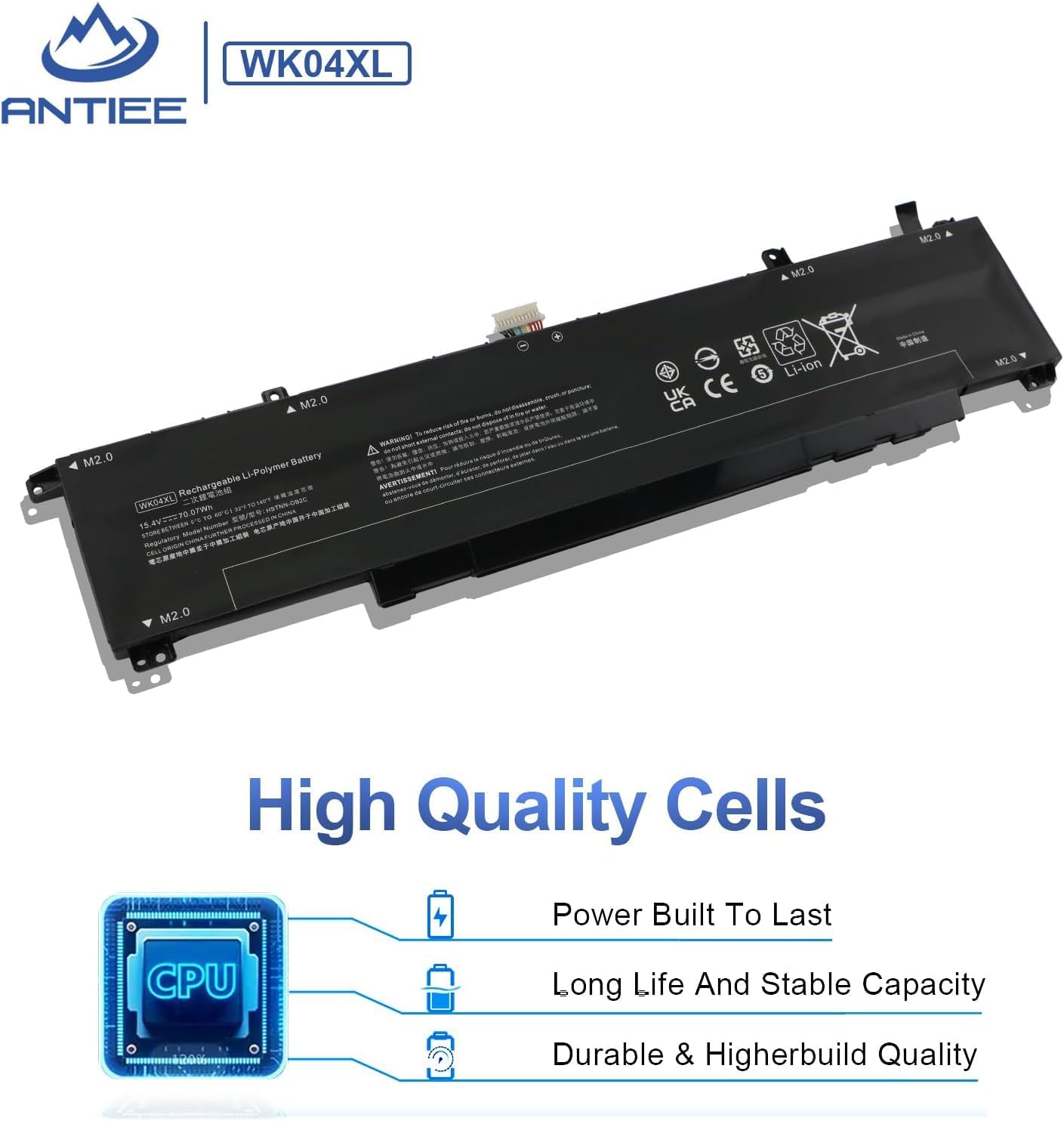 Antiee WK04XL Batteria per HP OMEN 16 / Victus 16 - immagine 4