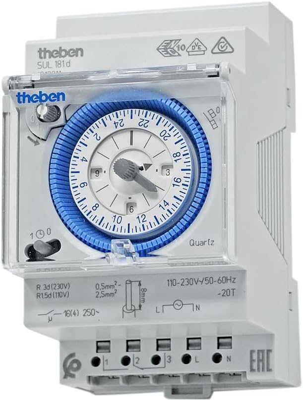 Theben, Interruttore Orario Analogico con Programma Giornaliero - Sul181D - immagine 7