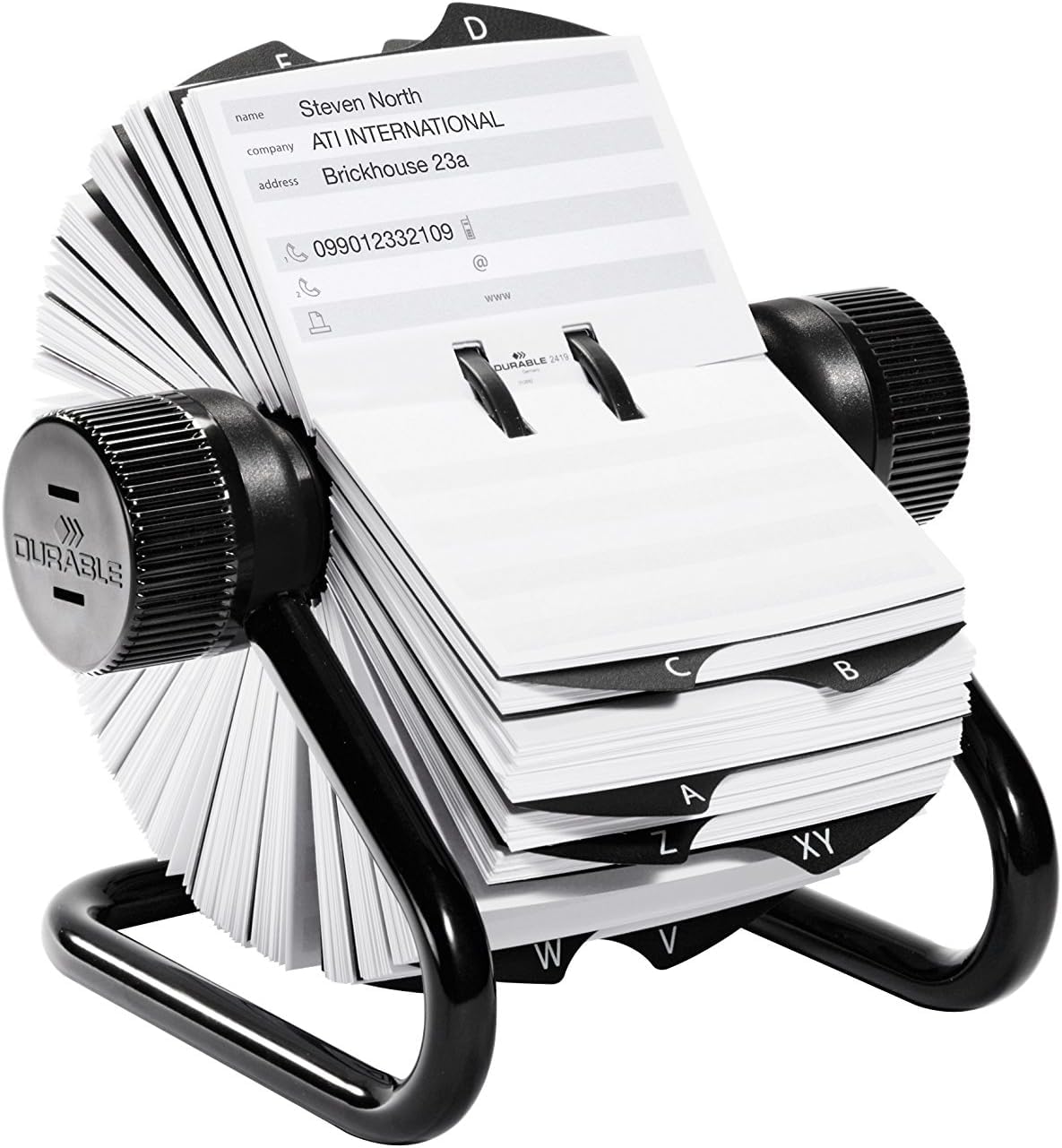 Durable 248201 Telindex Rotary File Schedario Rotativo