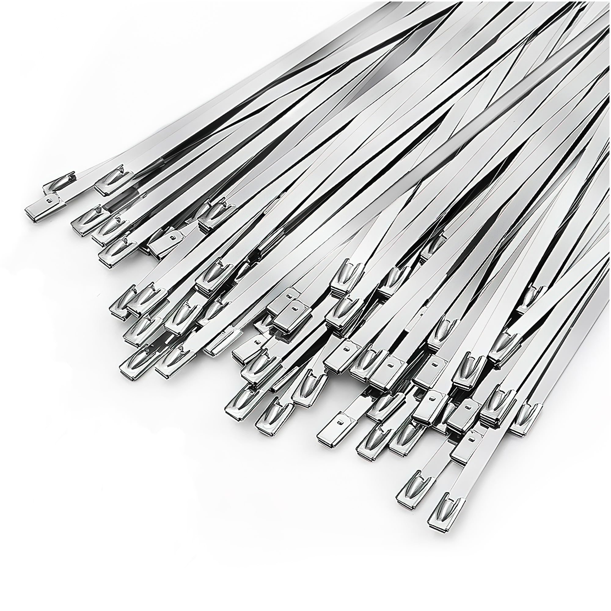 Foneso Fascette Metalliche in Acciaio Inox 200mm×4,6mm