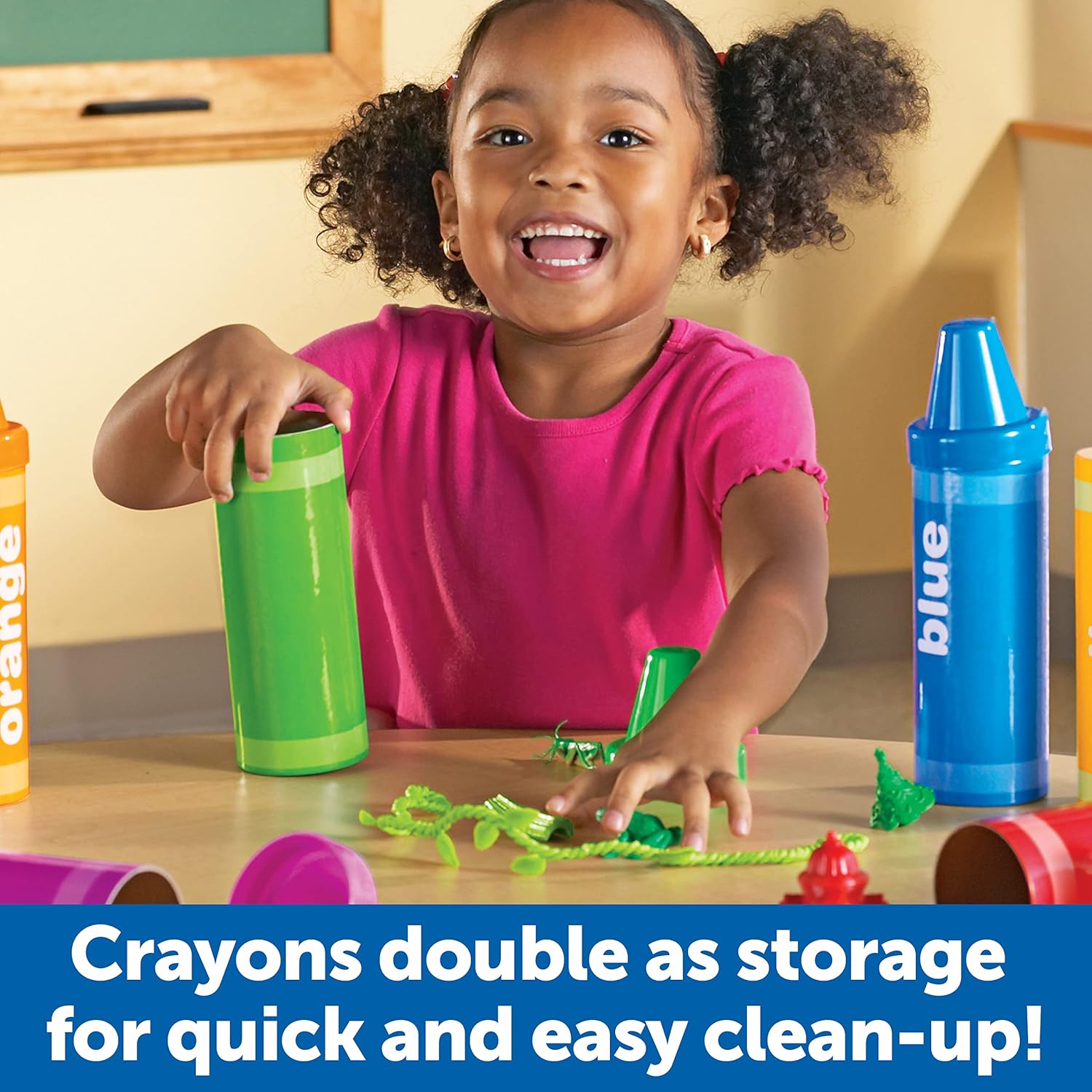 Learning Resources Set di classificazione con pastelli arcobaleno - immagine 5