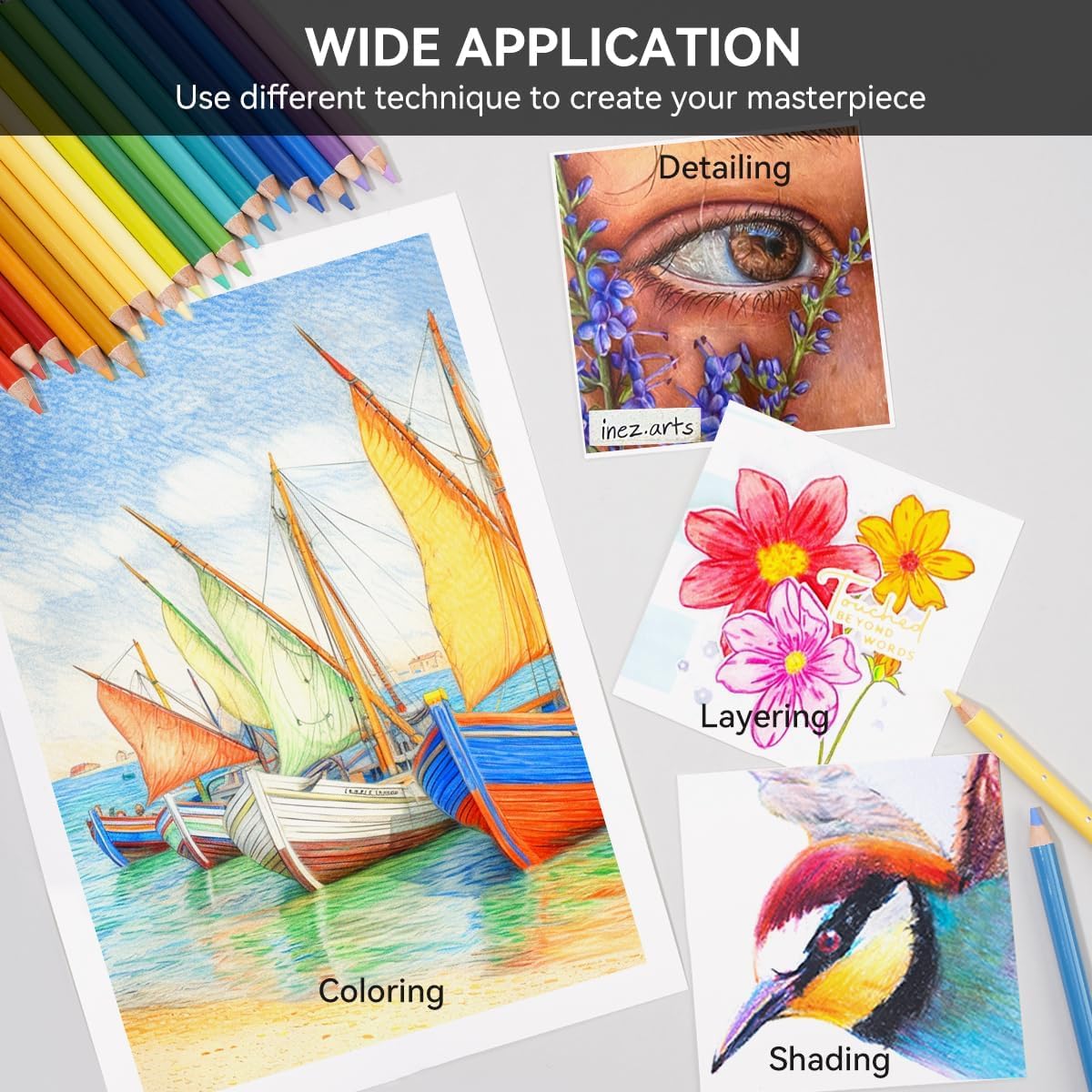 Arrtx Set Matite Colorate Professionali 126 Pezzi - immagine 4