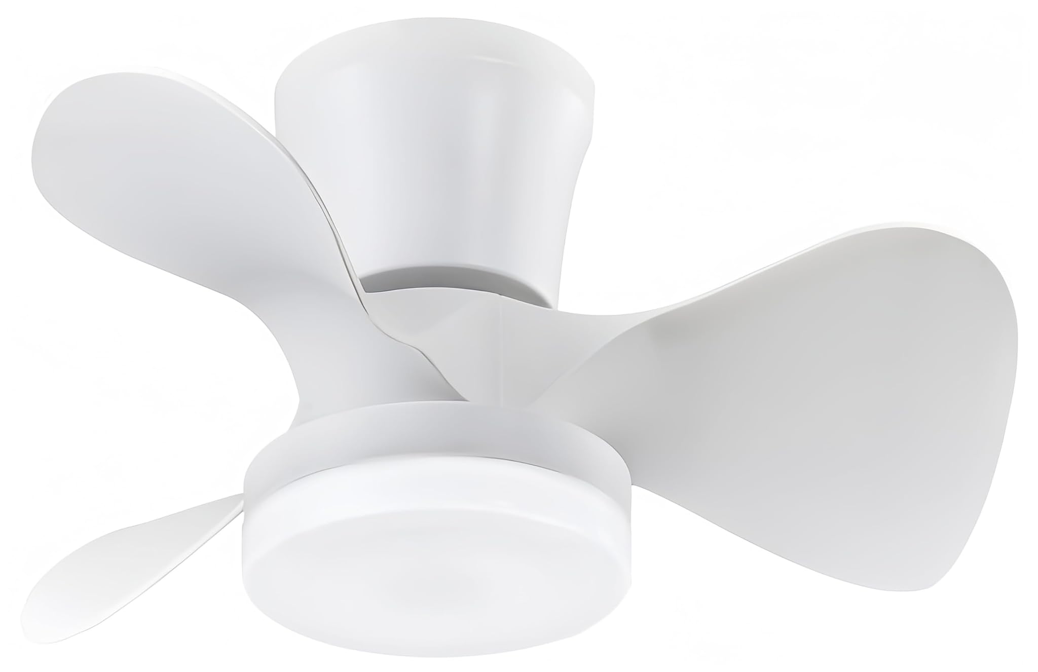 Leduni Ventilatore da Soffitto Silenzioso con Luce LED 56cm