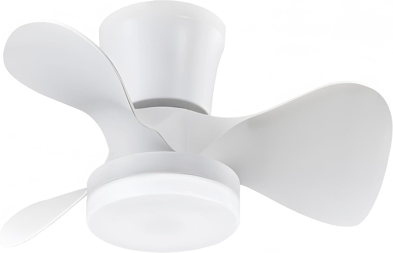 Leduni Ventilatore da Soffitto Silenzioso con Luce LED 56cm - immagine 1