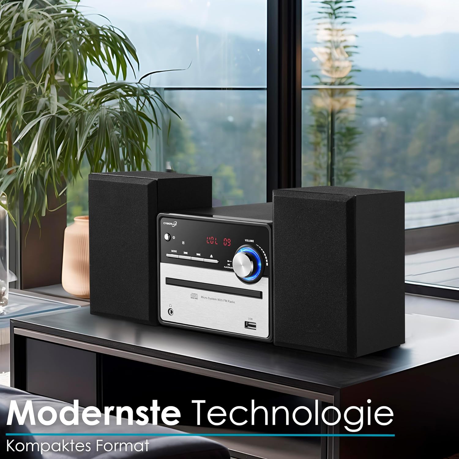 Cyberlux Impianto Musicale Retrò HiFi con CD/MP3 - immagine 2