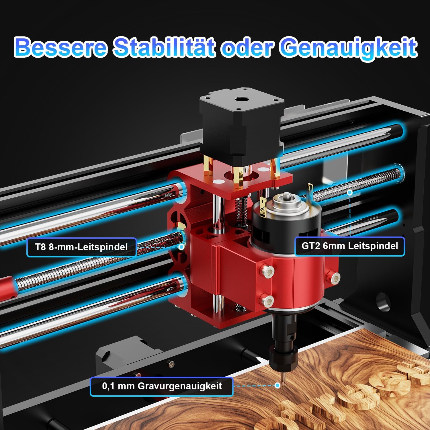 Twotrees TTC 3018 Pro CNC Fresatrice 3 Assi - immagine 4