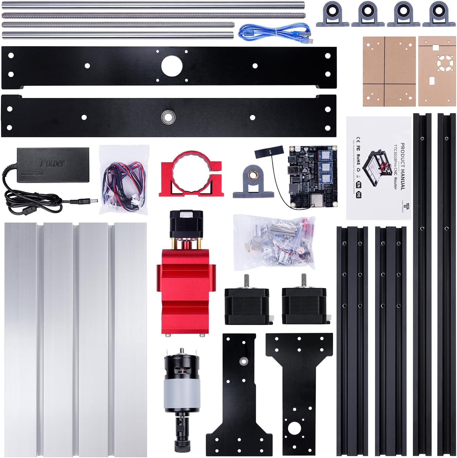 Twotrees TTC 3018 Pro CNC Fresatrice 3 Assi - immagine 8