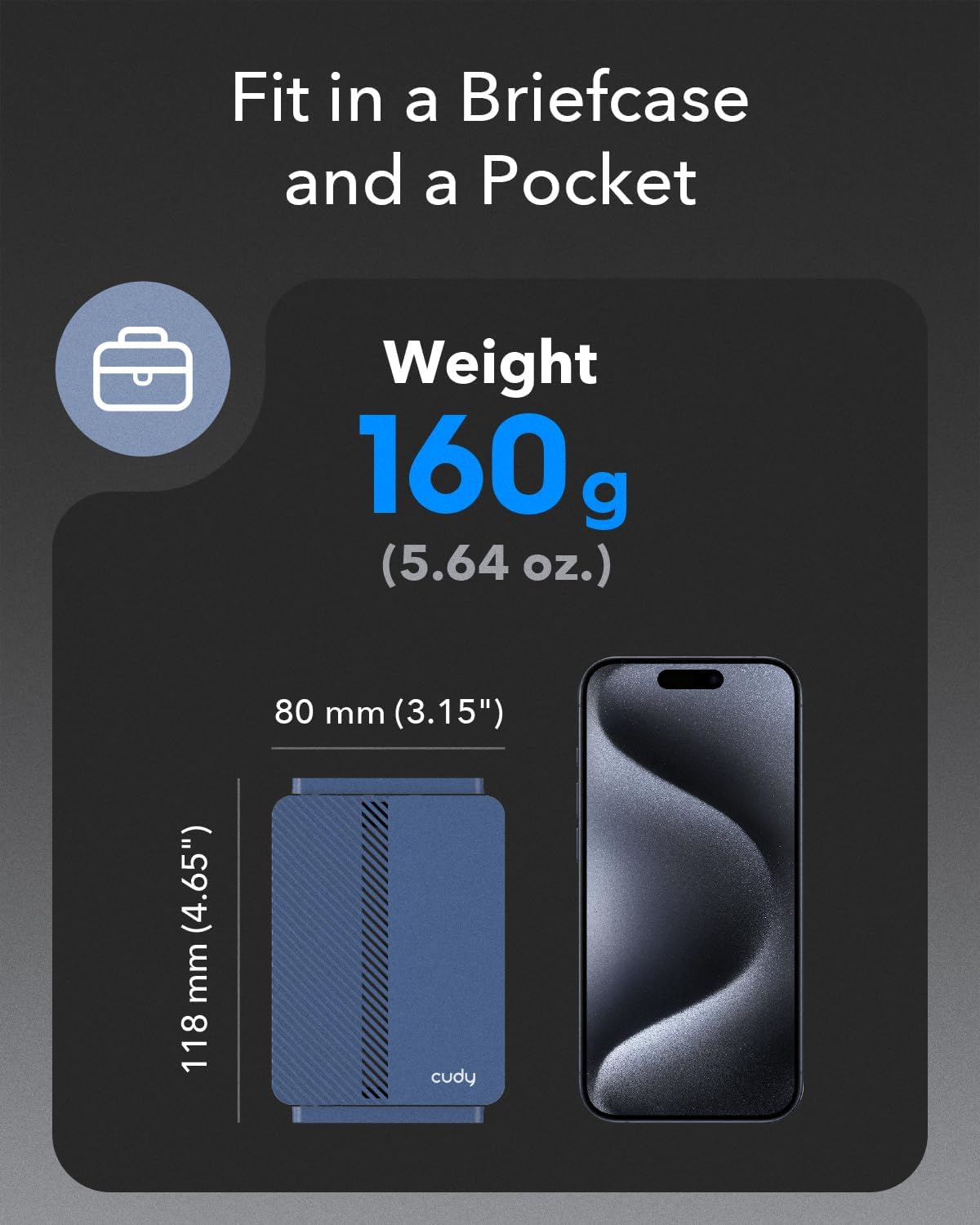 Cudy AX3000 Router da Viaggio Wi-Fi 6 Gigabit - immagine 6