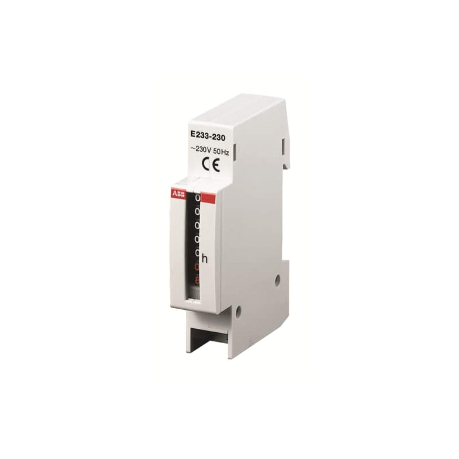 ABB E233 230V CA CONTAORE, White - immagine 1