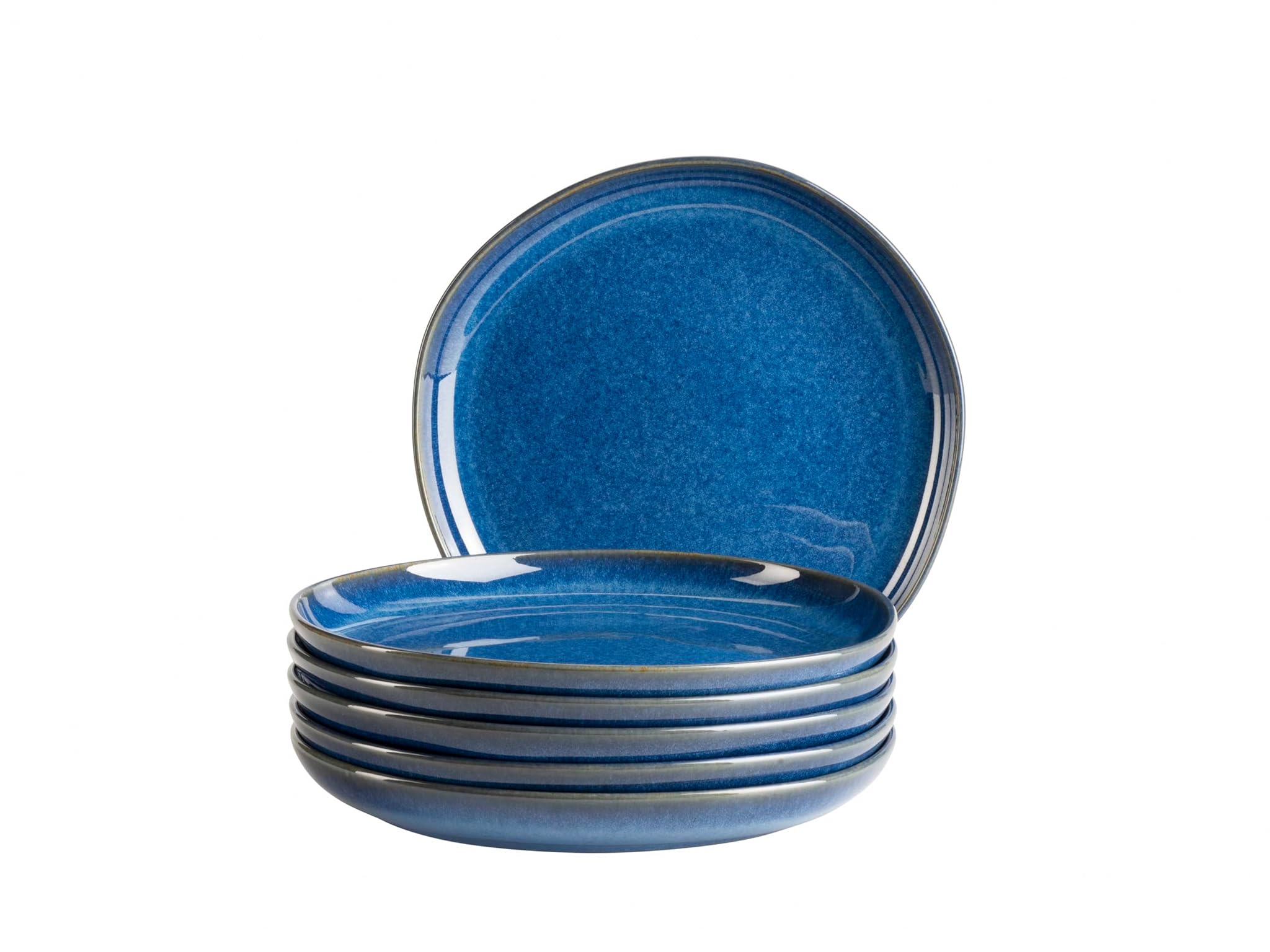 Mäser Serie Cordelia - Set Piatti Dessert 6 Persone, Blu Reale