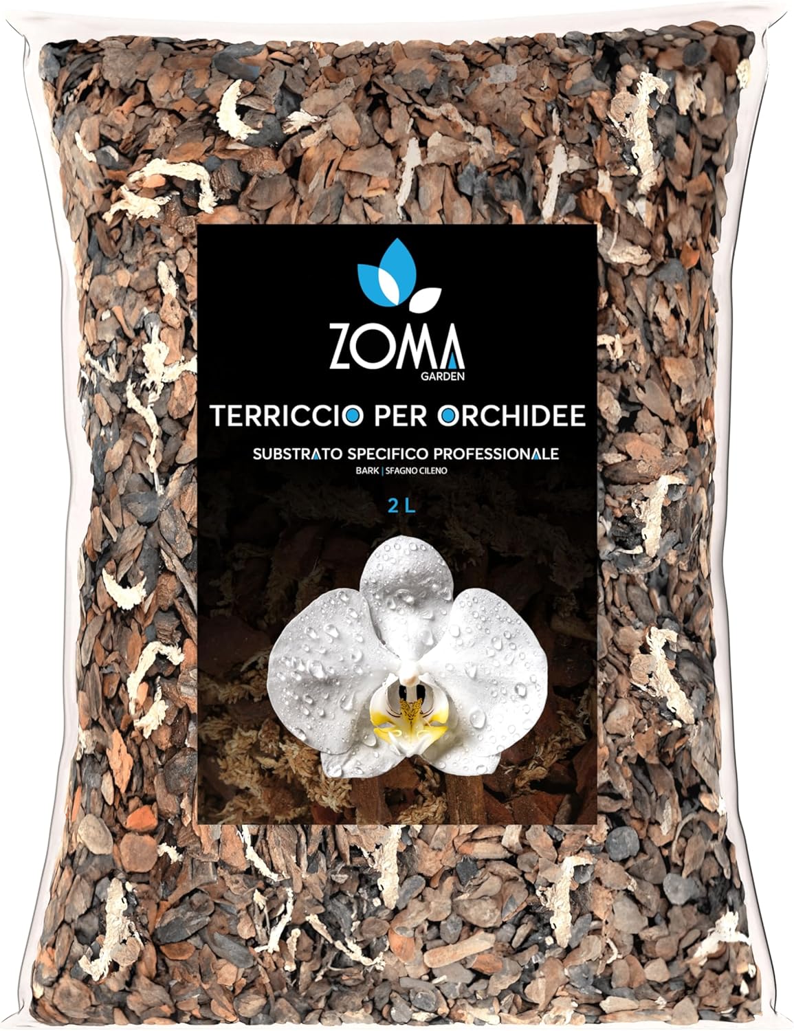 ZOMA GARDEN - Terriccio Professionale per Orchidee 2L - immagine 1