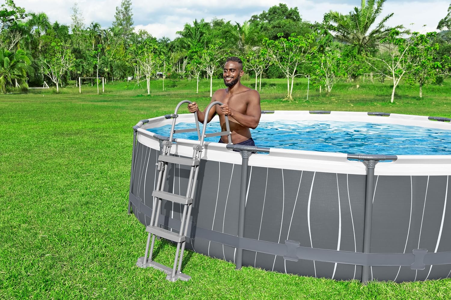 Bestway 58330-6 Scaletta di Sicurezza per Piscine - immagine 9