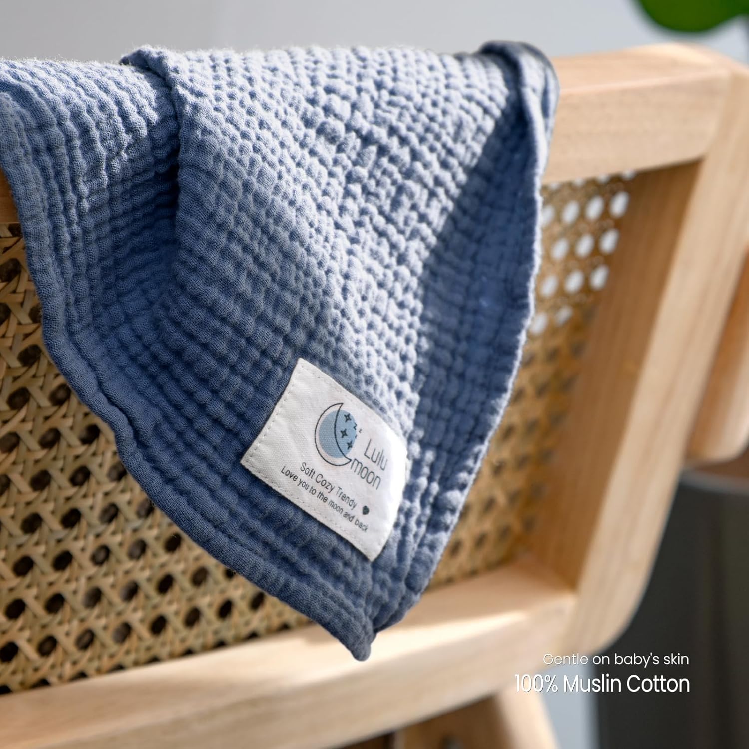 Lulumoon Coperta in mussola per bambini, 3 pezzi - immagine 5