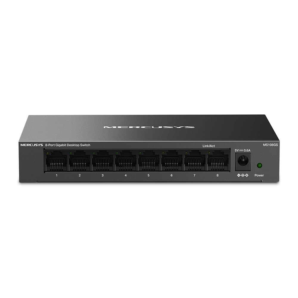 TP-Link Mercusys MS108GS Switch Ethernet 8 Porte Gigabit