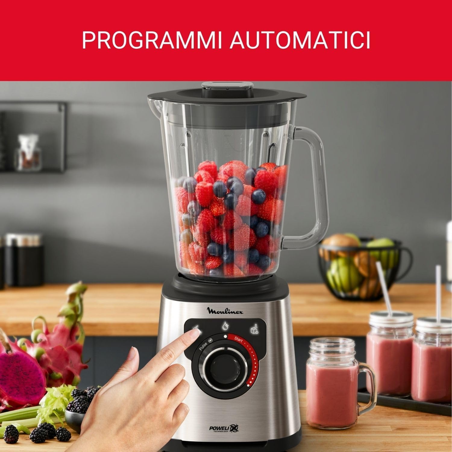 Moulinex LM871D PerfectMix+ - Frullatore 1200W - immagine 3