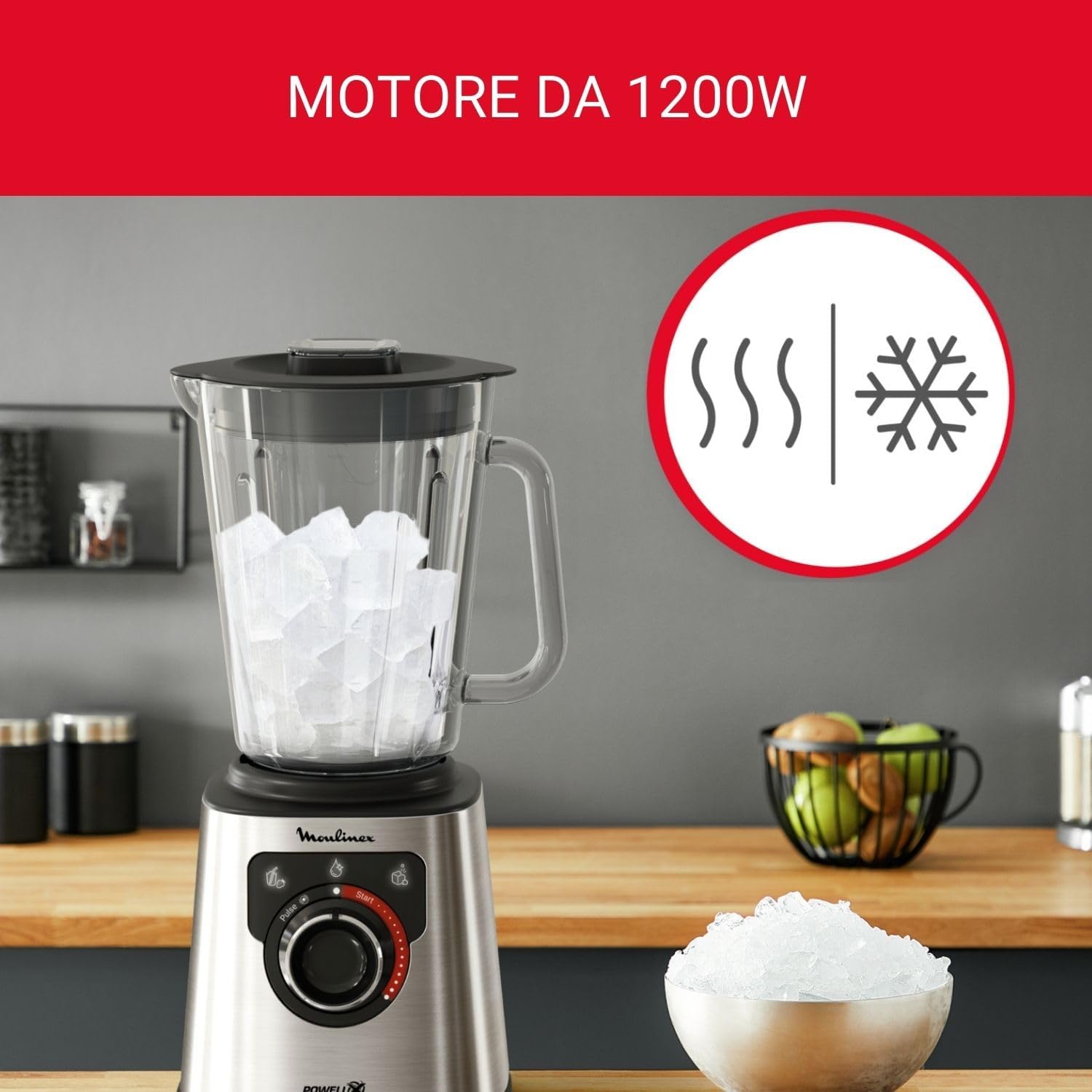 Moulinex LM871D PerfectMix+ - Frullatore 1200W - immagine 5