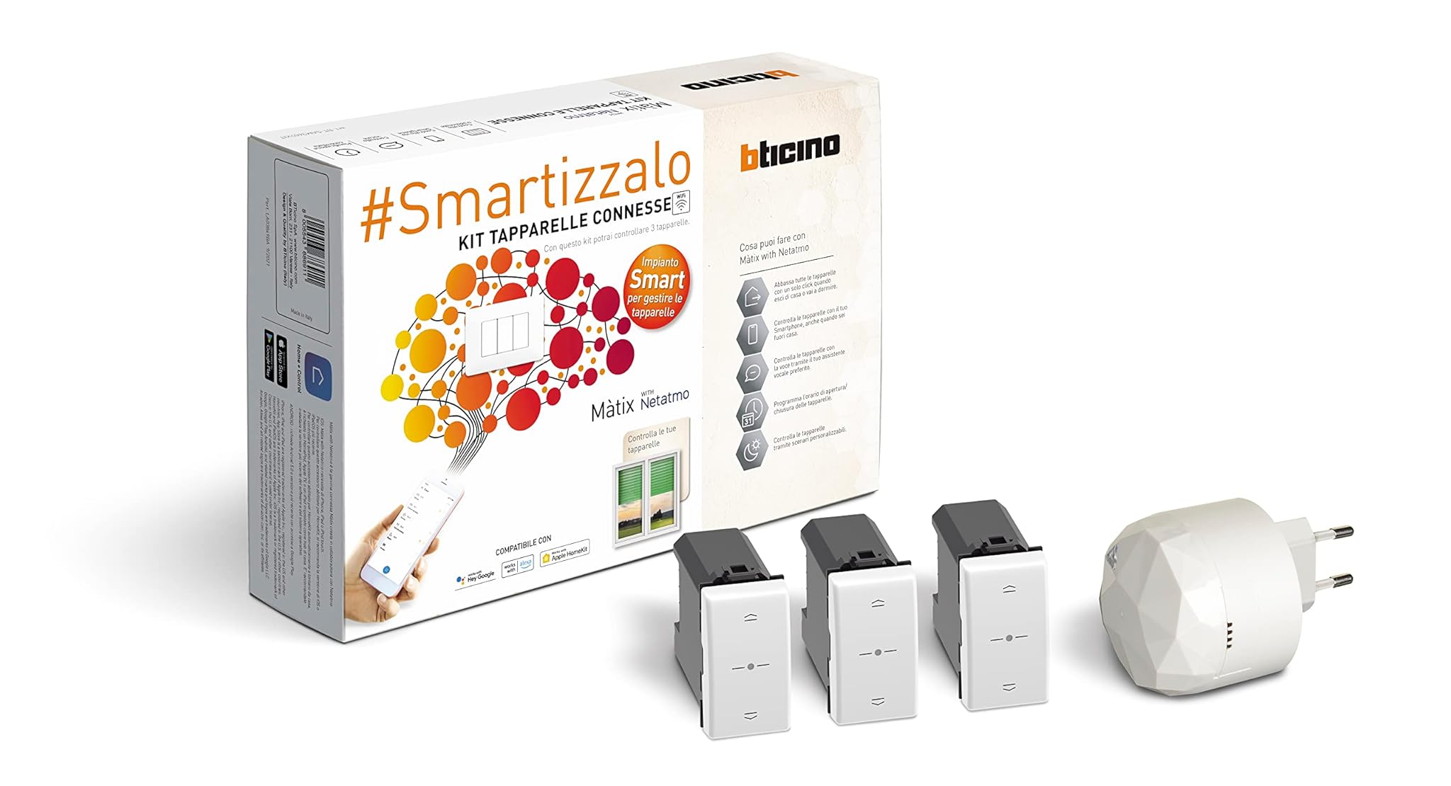 Bticino Kit Tapparelle Connesse Matix Smart SAM3602KIT