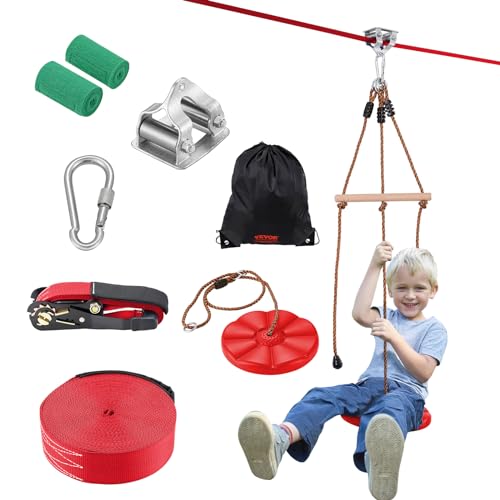 VEVOR Kit Zipline da 65 Piedi Fino a 500 libbre