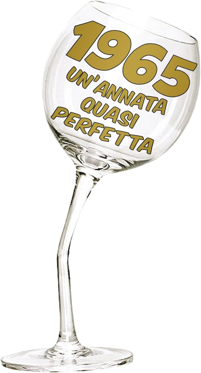 Bombo Bicchiere in Vetro Calice Storto 440ml - immagine 1