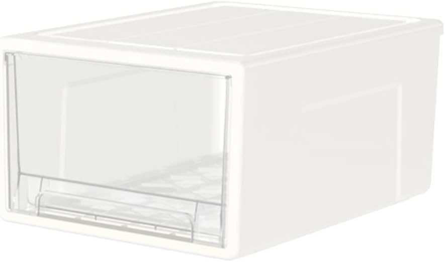 Cetomo Cassettiera 30L x 3 Unità, Bianco e Trasparente - immagine 3