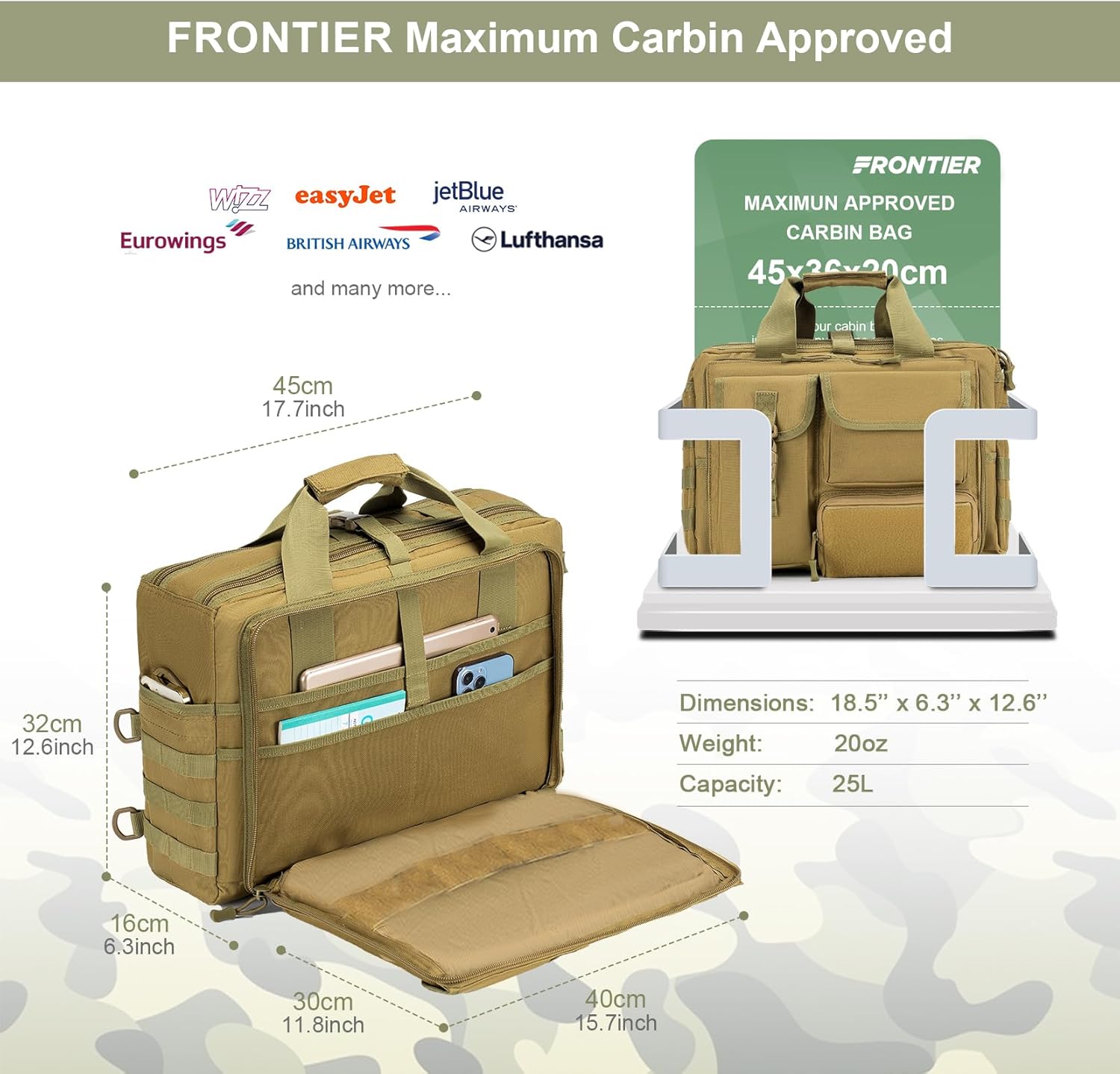 SPAHER Valigetta 24 Ore Uomo con Tracolla - immagine 3