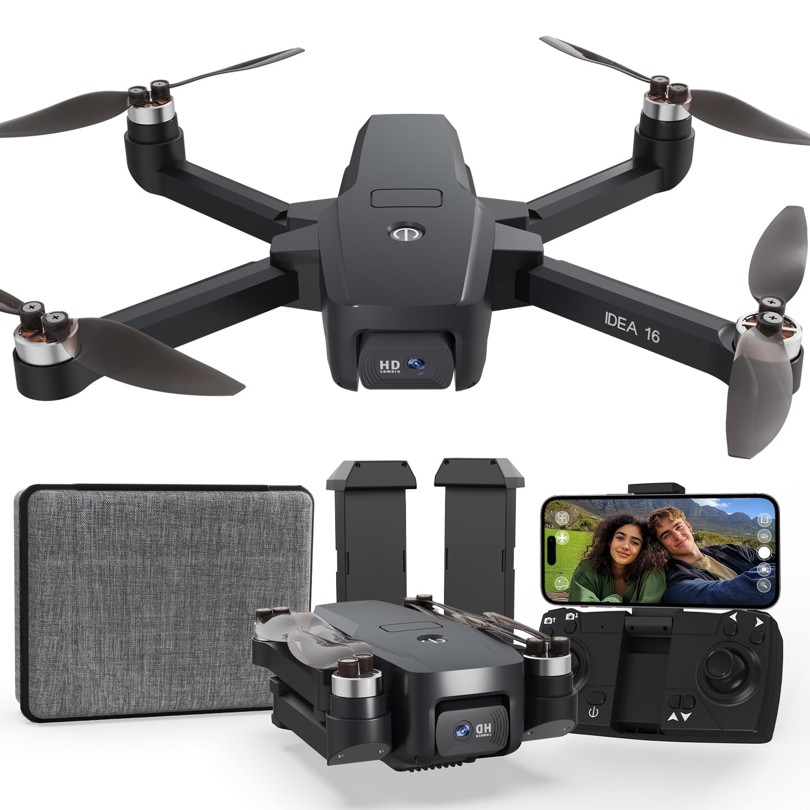 Drone con Telecamera 4K e Motore Brushless