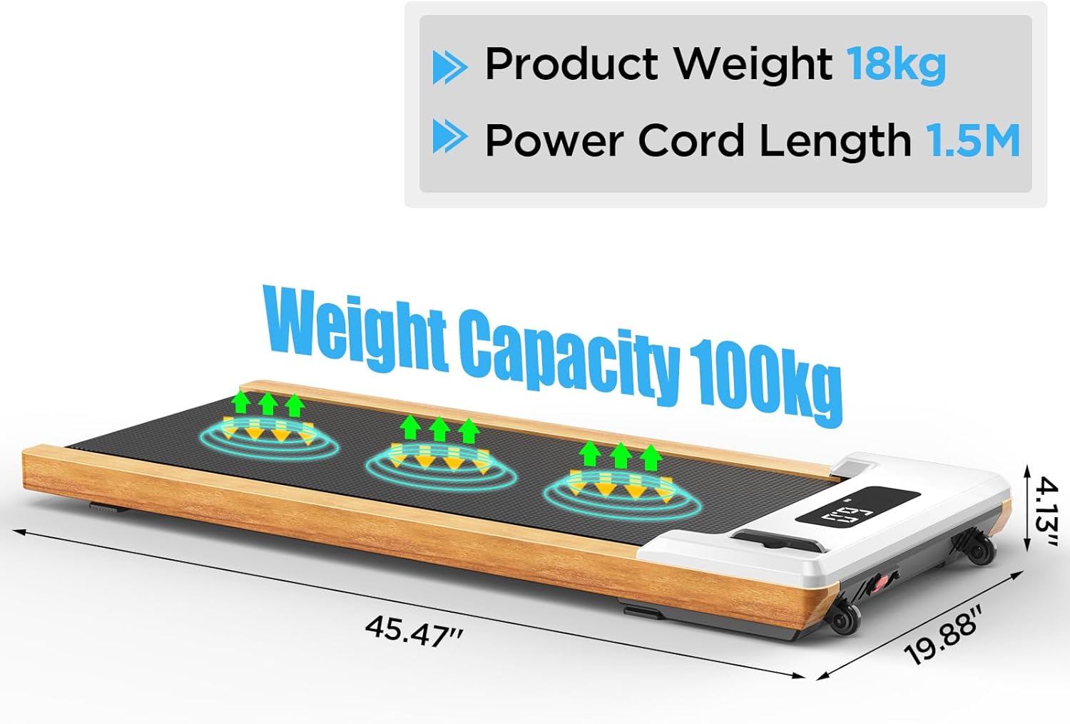 Tapis Roulant Elettrico 1-8 km/h - immagine 4