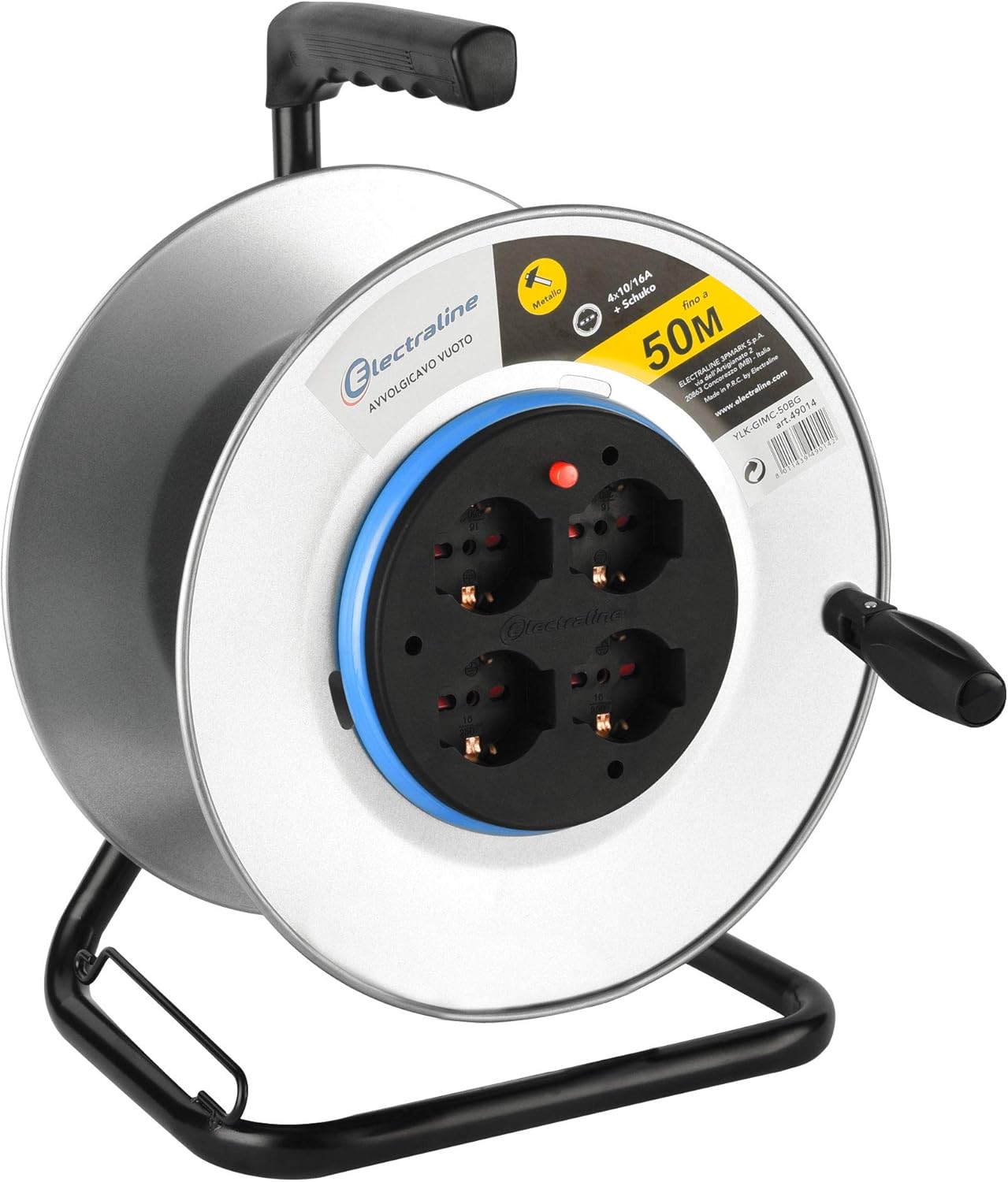 Electraline 49014 Avvolgicavo senza cavo - immagine 1