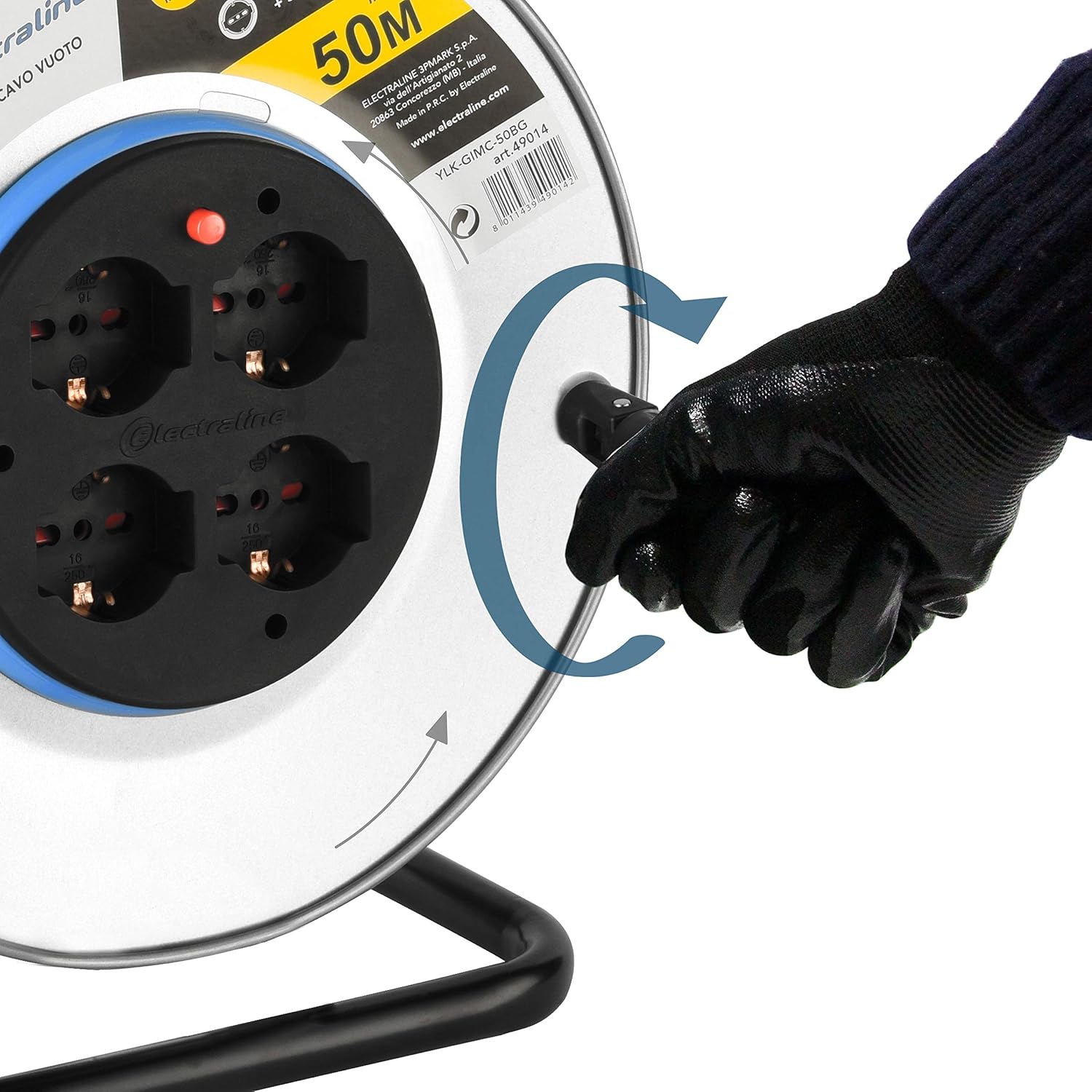 Electraline 49014 Avvolgicavo senza cavo - immagine 2