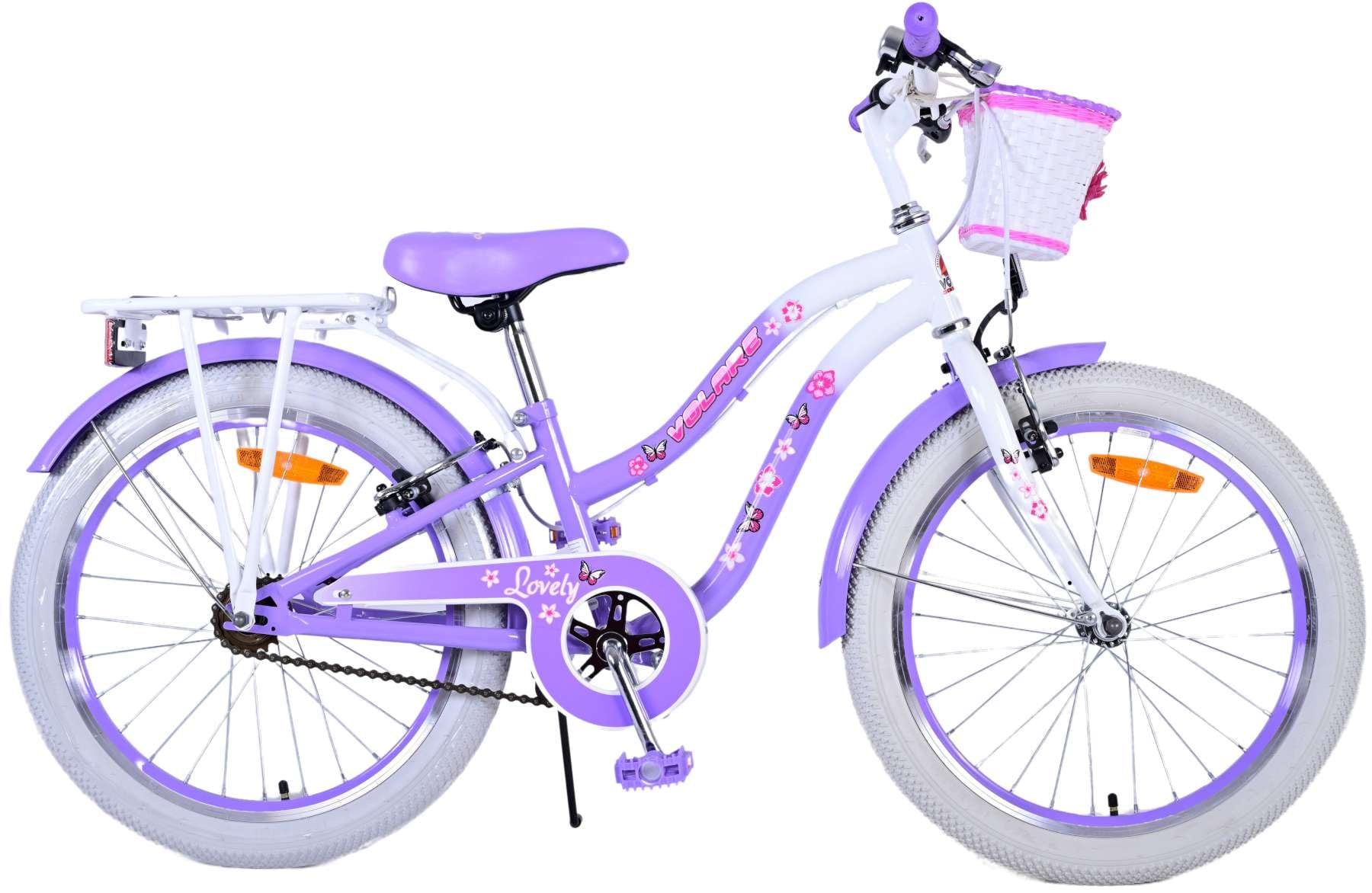 Bicicletta per Bambine 20 Pollici Lovely Fuxia