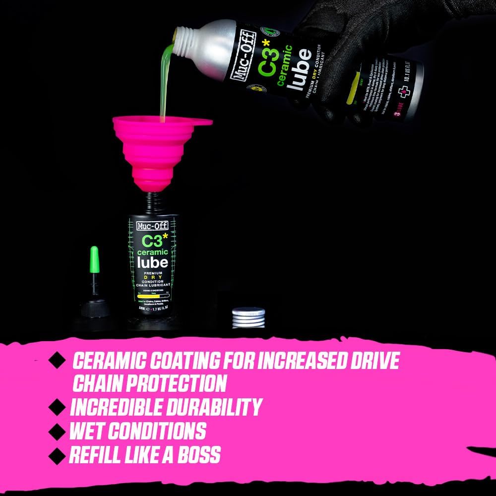 Muc-off C3 Ceramic Dry Chain Lube 300ml - immagine 4