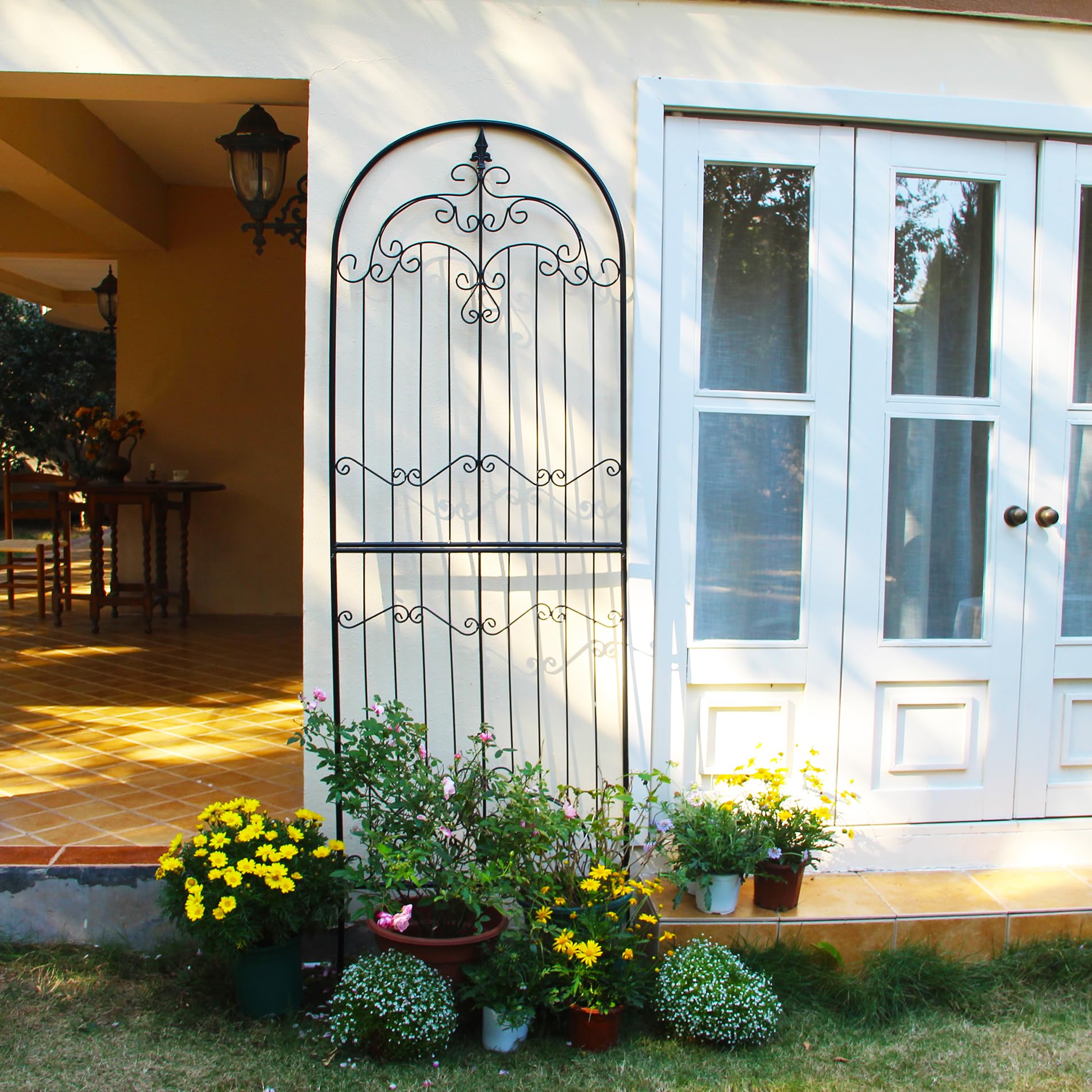 SCENDOR Traliccio da Giardino per Piante Rampicanti 220cm