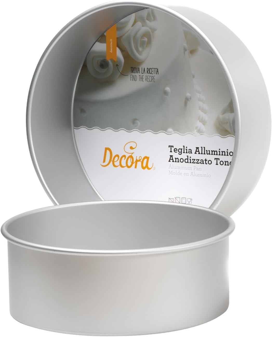 Decora Teglia Professionale Tonda Ø 25 x 10 cm - immagine 1