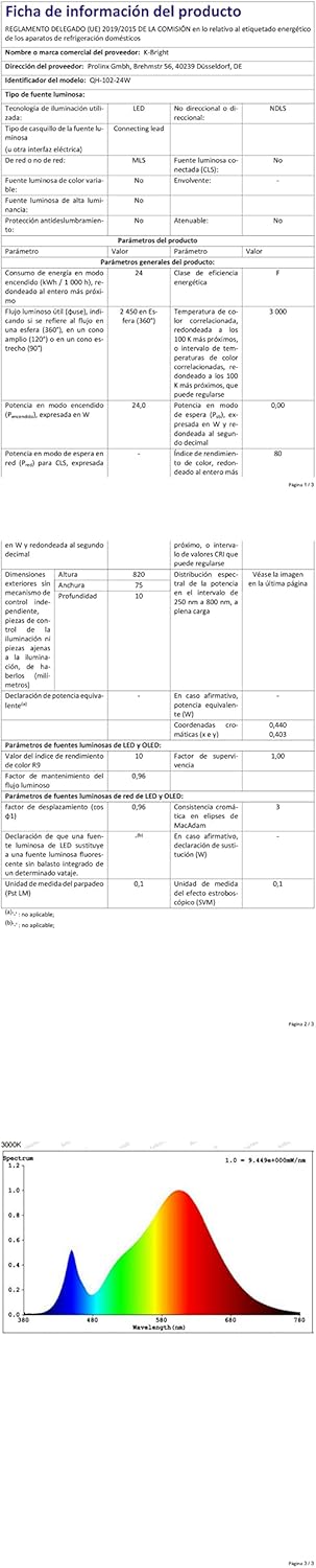 K-bright Lampada da Parete Esterno/Interno LED 24W 80CM - immagine 9