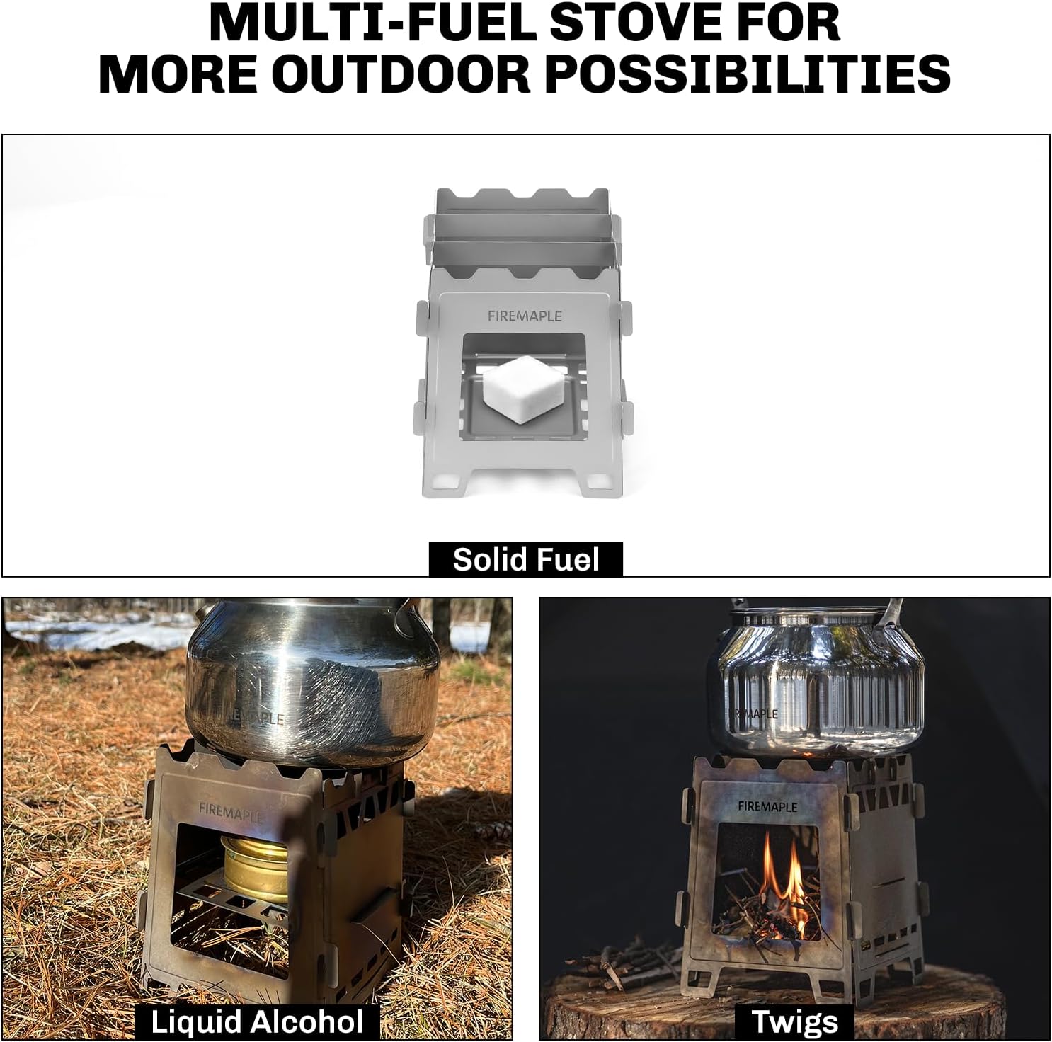 Fire-maple Fortress Stufa a Legna in Titanio - immagine 2