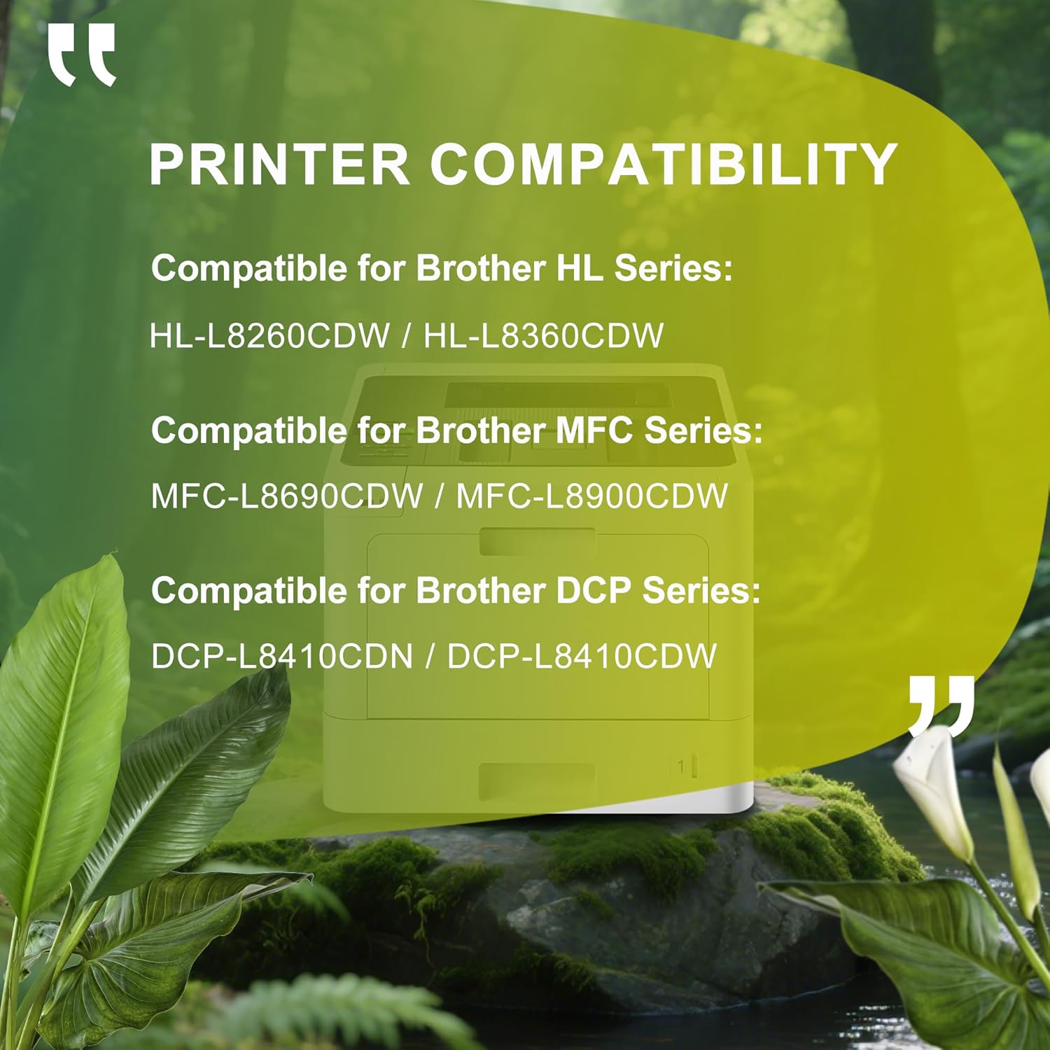 Toner Compatibile TN423 TN421 per Brother (5 Pezzi) - immagine 2