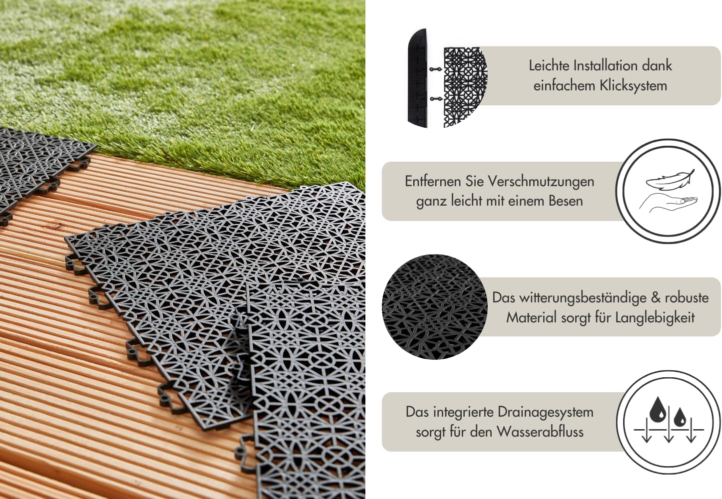 Andiamo Terra sol - Piastrelle per Terrazze Sistema a Scatto - immagine 4