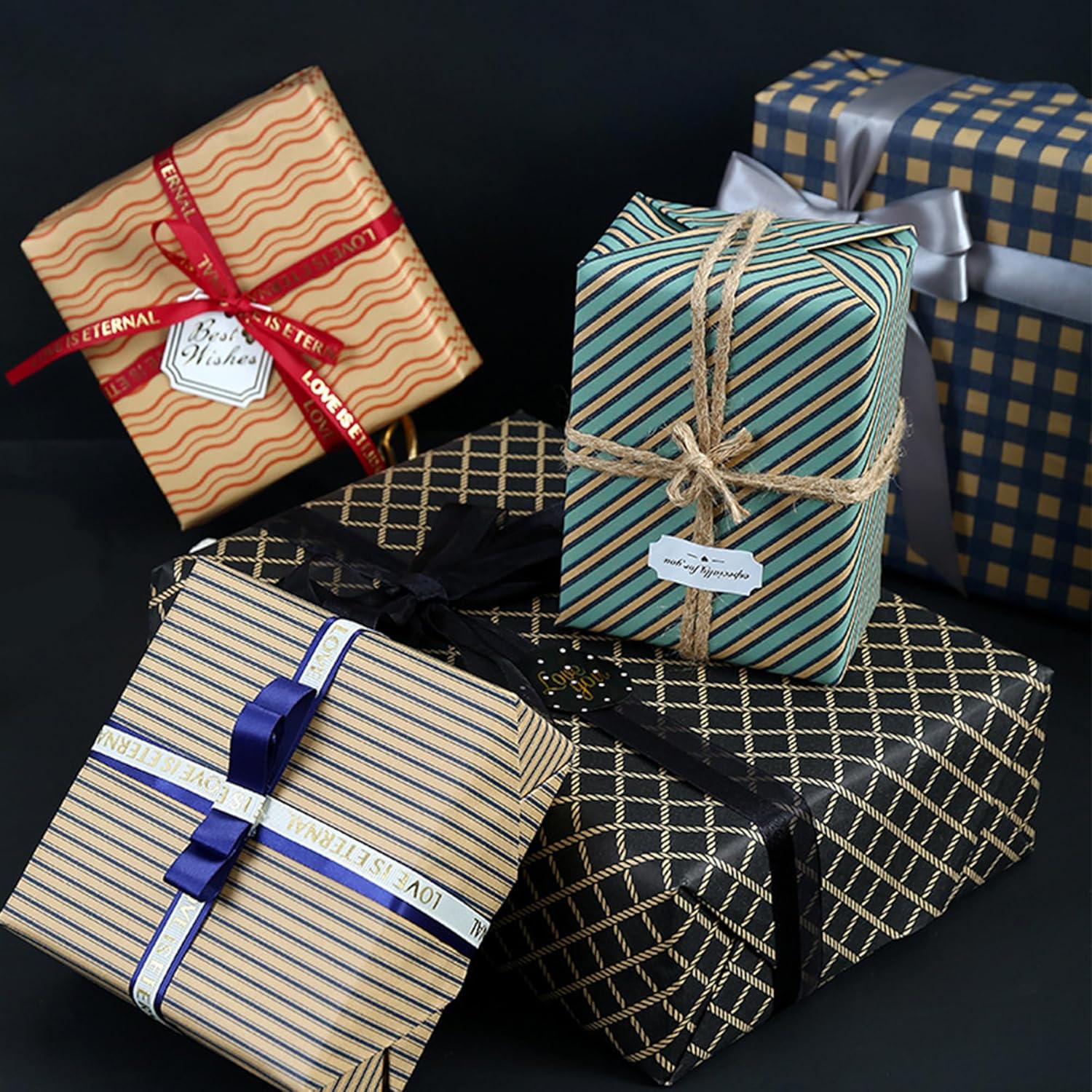 Dantolo Carta Regalo Compleanno Kraft (8 fogli) - immagine 4