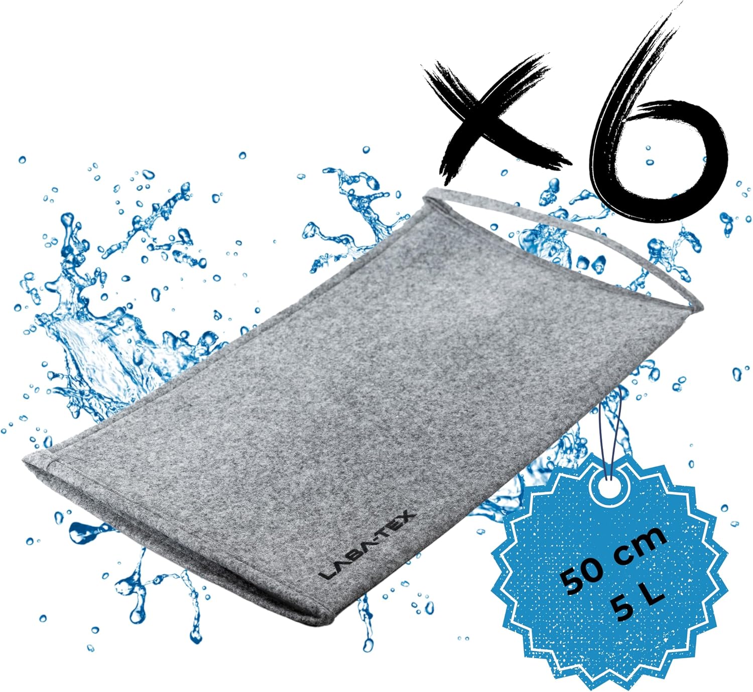 LABA-TEX Barriere Antiallagamento Mobili 6 Pezzi - immagine 1