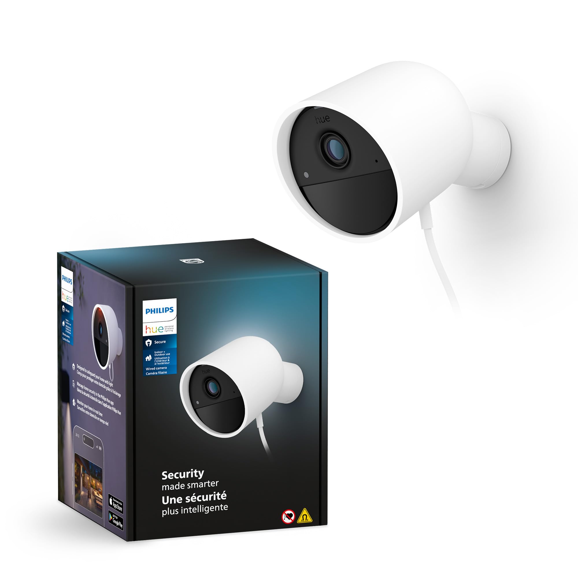 Philips Hue Secure - Telecamera di Sicurezza con Cavo