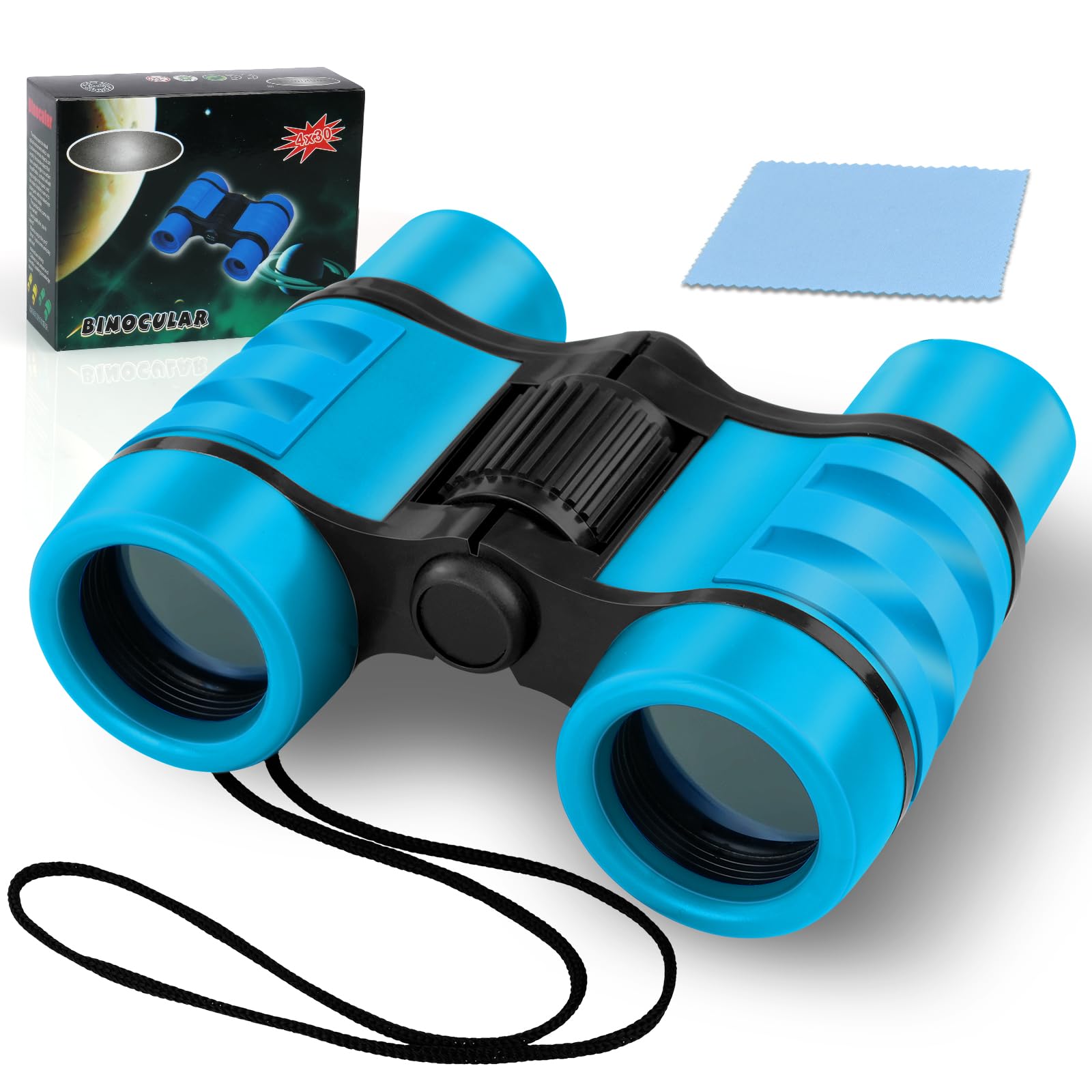 Osdue Binocolo Compatto per Bambini, Blu