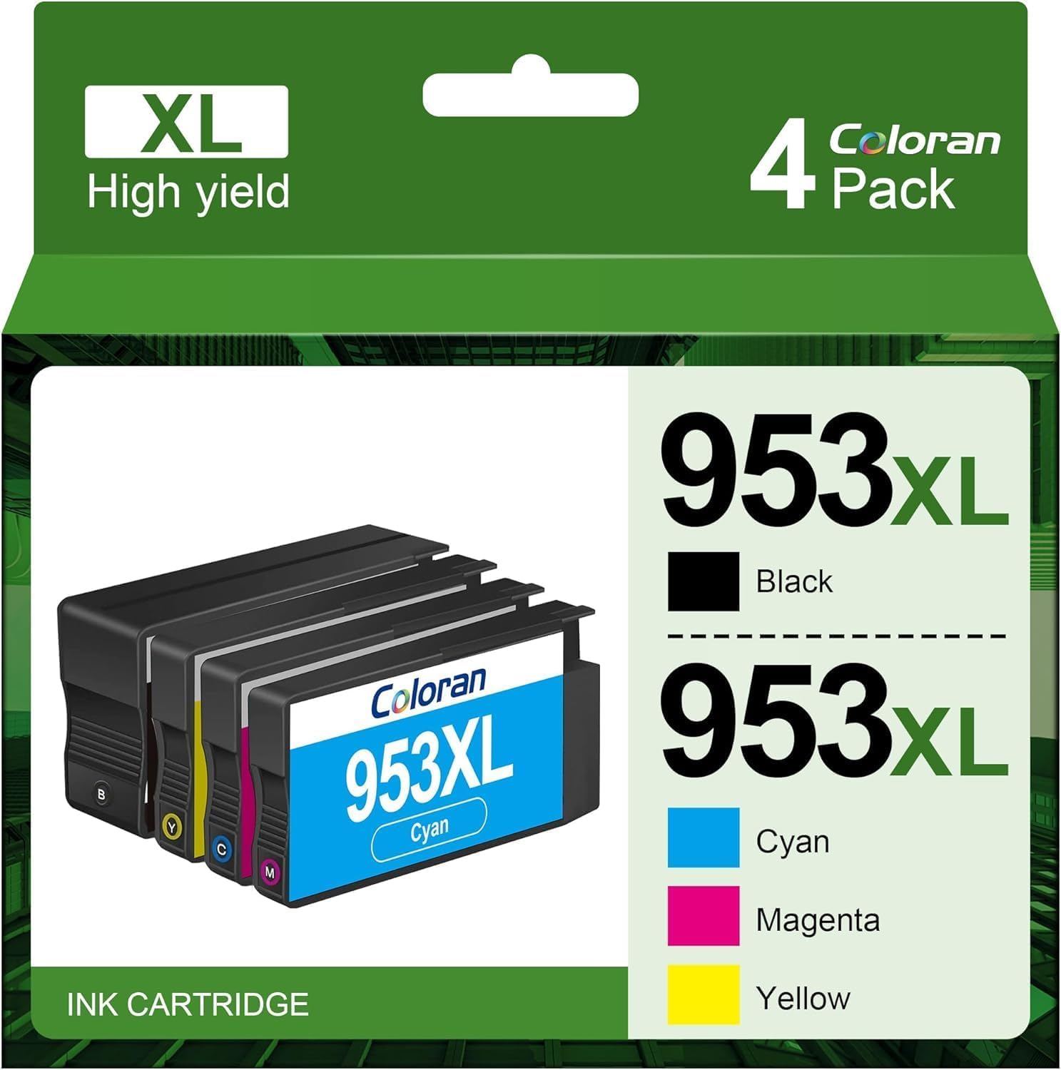Coloran 953XL Cartucce Compatibili HP 953 Multipack (4-Pack)