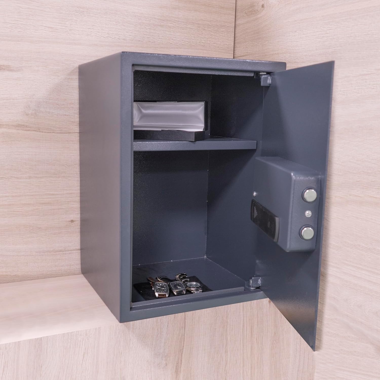 Amig Cassaforte con Tastiera e Chiave di Sicurezza - immagine 2