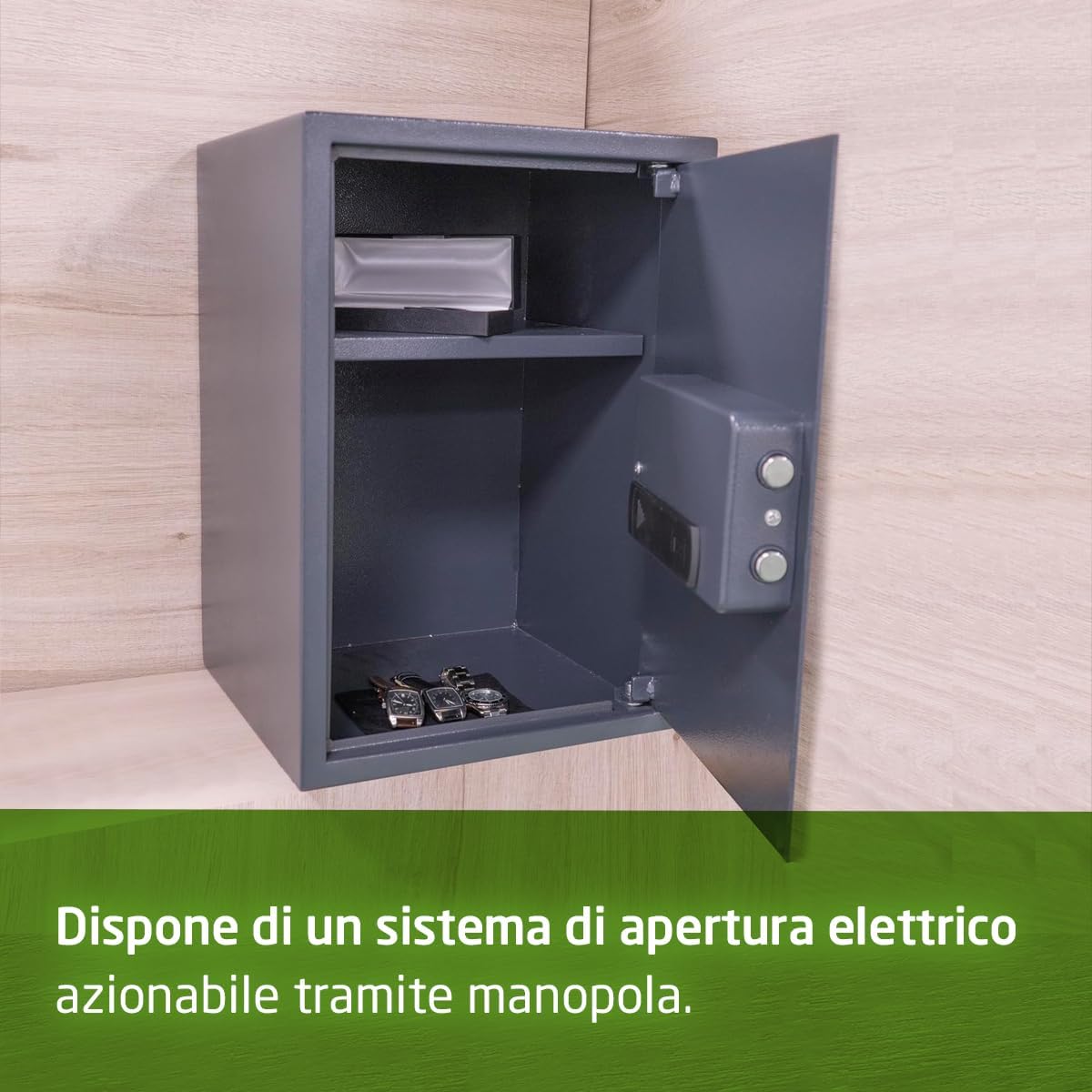 Amig Cassaforte con Tastiera e Chiave di Sicurezza - immagine 6