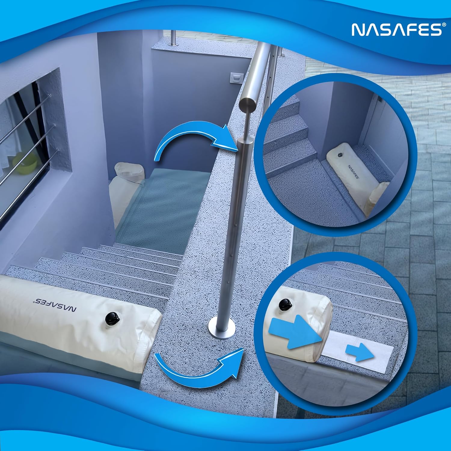 Barriera Antiallagamento Portatile Attivata dall'Acqua - immagine 4