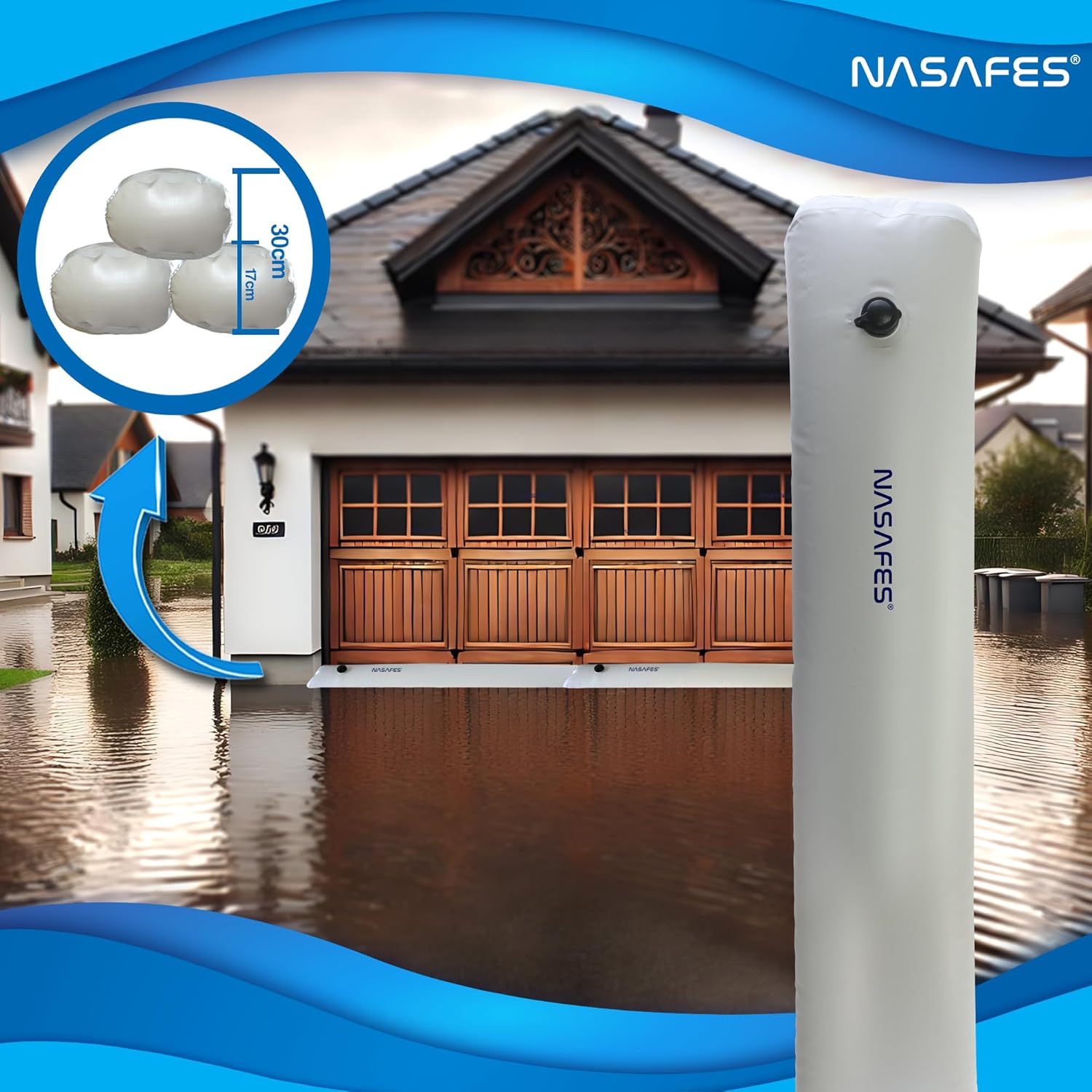 Barriera Antiallagamento Portatile Attivata dall'Acqua - immagine 5